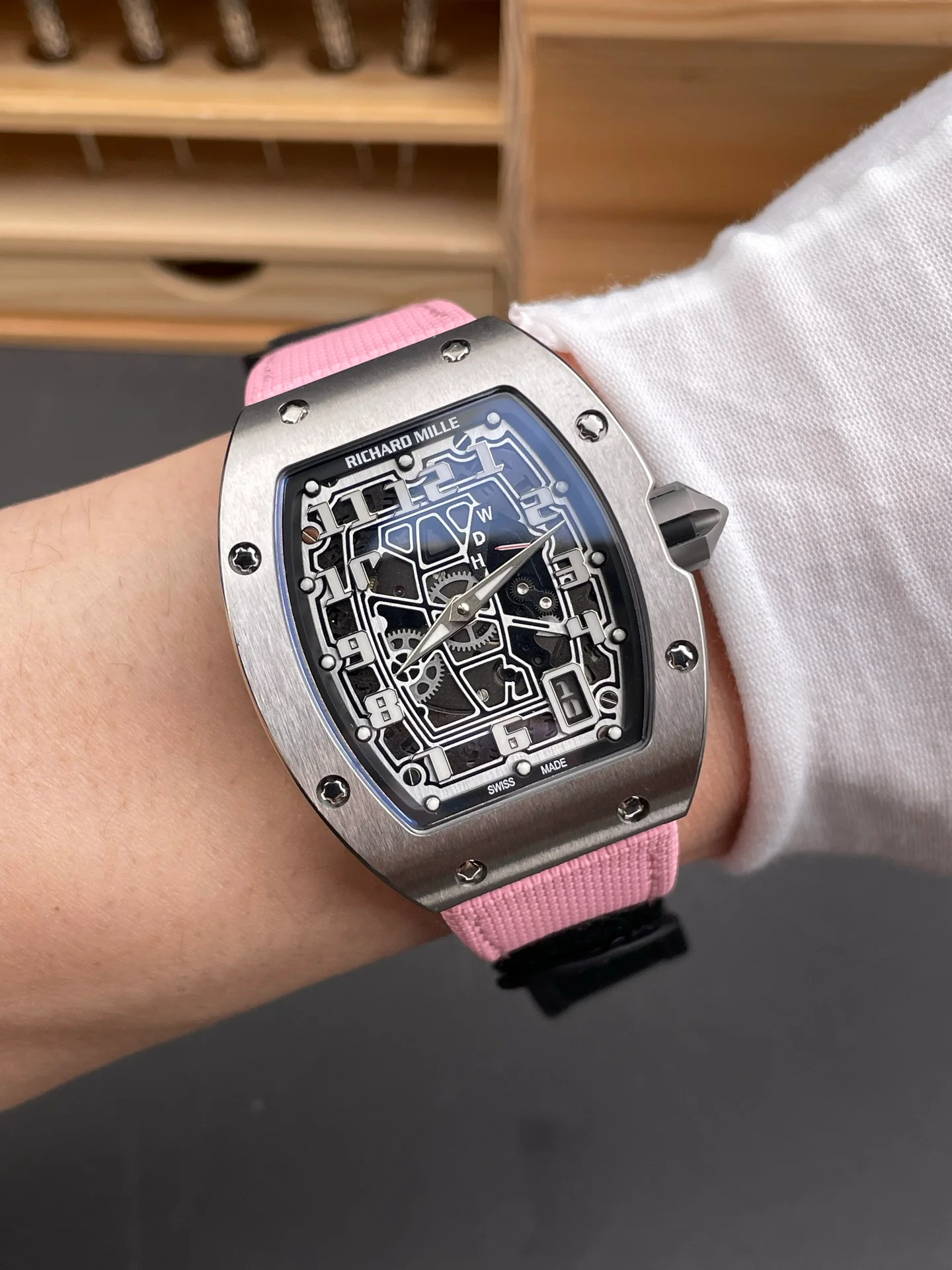RM67-01 Titanium Case Ultra-Thin Baby Pink