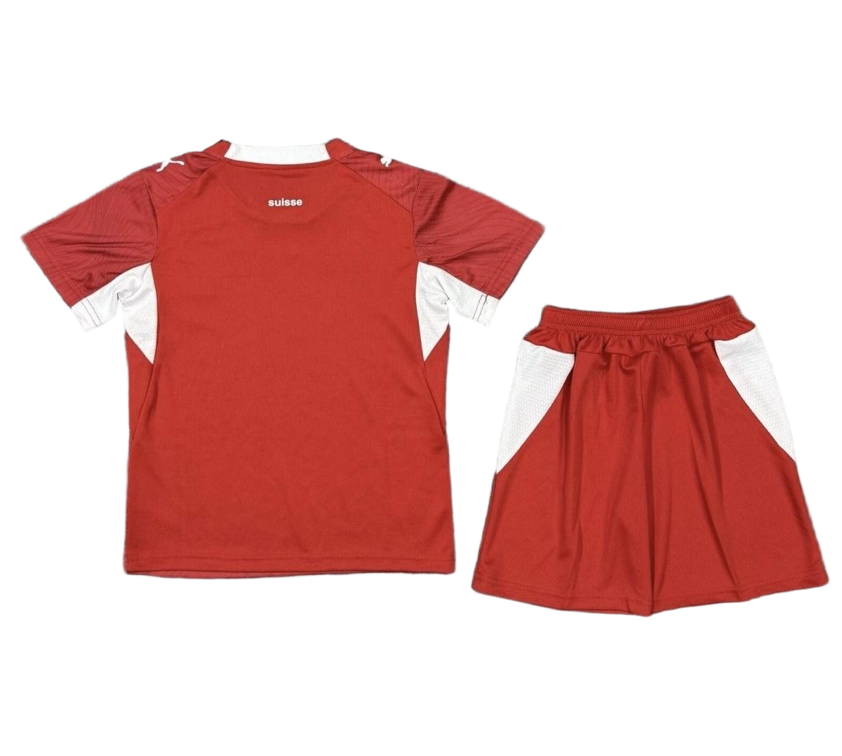Switzerland Soccer Jersey Home Kids Kit Jersey+Shorts World Cup 2026