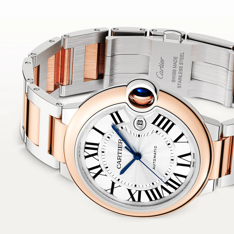 [2026 Mirror Grade]BALLON BLEU Rose Gold Mix 42mm