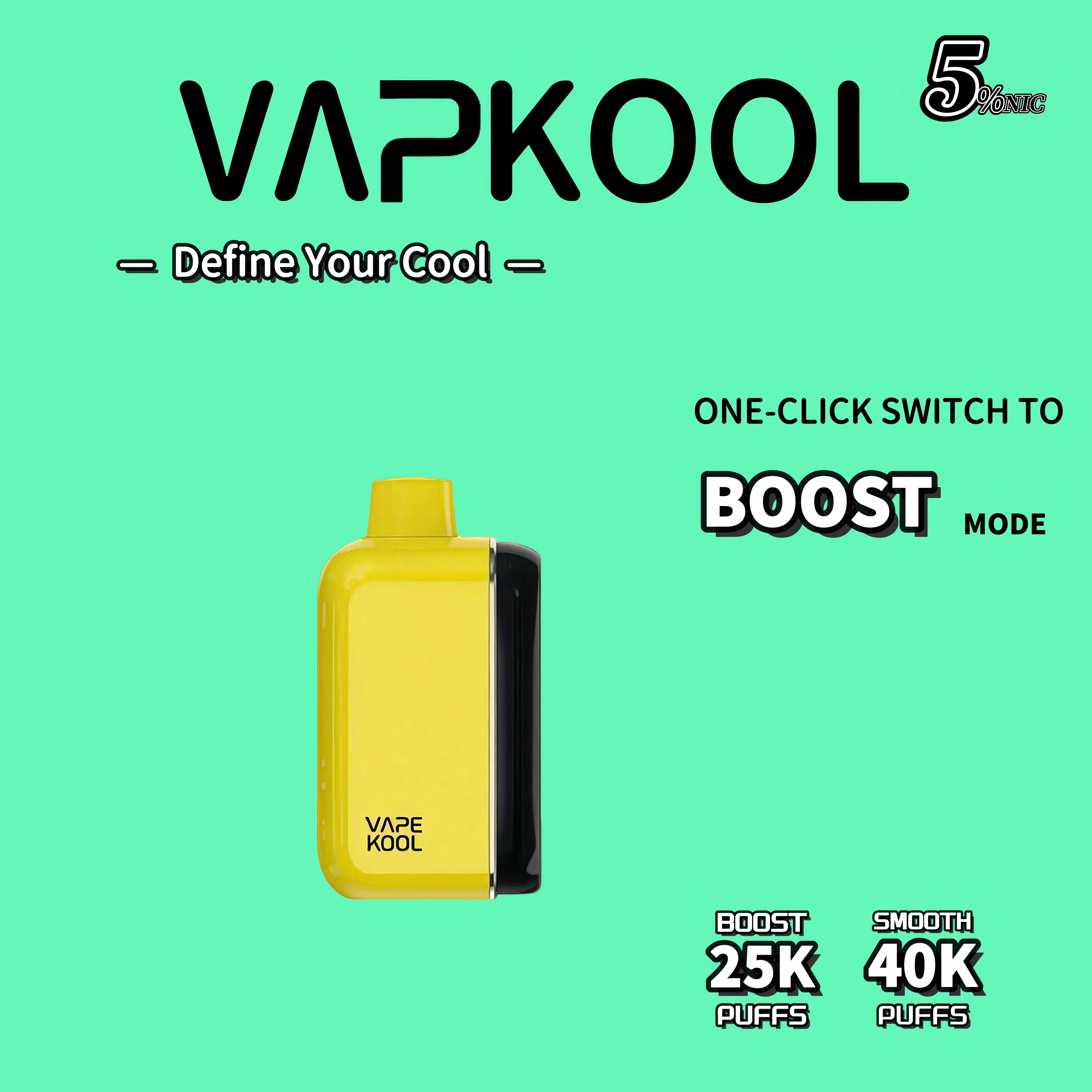 PEACH ICE VAPEKOOL KOLOS 40000 PUFFS