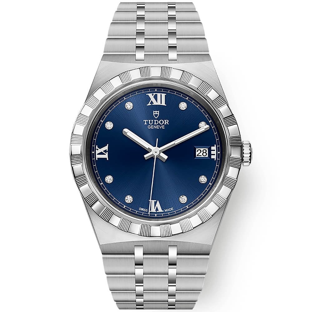 [2026 Mirror Grade]TUDOR Royal 38mm Blue Diamond Dial Automatic Bracelet Watch M28500-0006