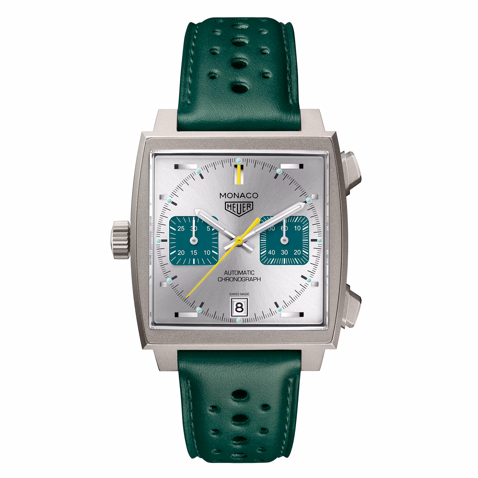 [2026 Mirror Grade]TAG Heuer Monaco Chronograph Racing Green 39mm Mens Watch CAW218E.FC6565