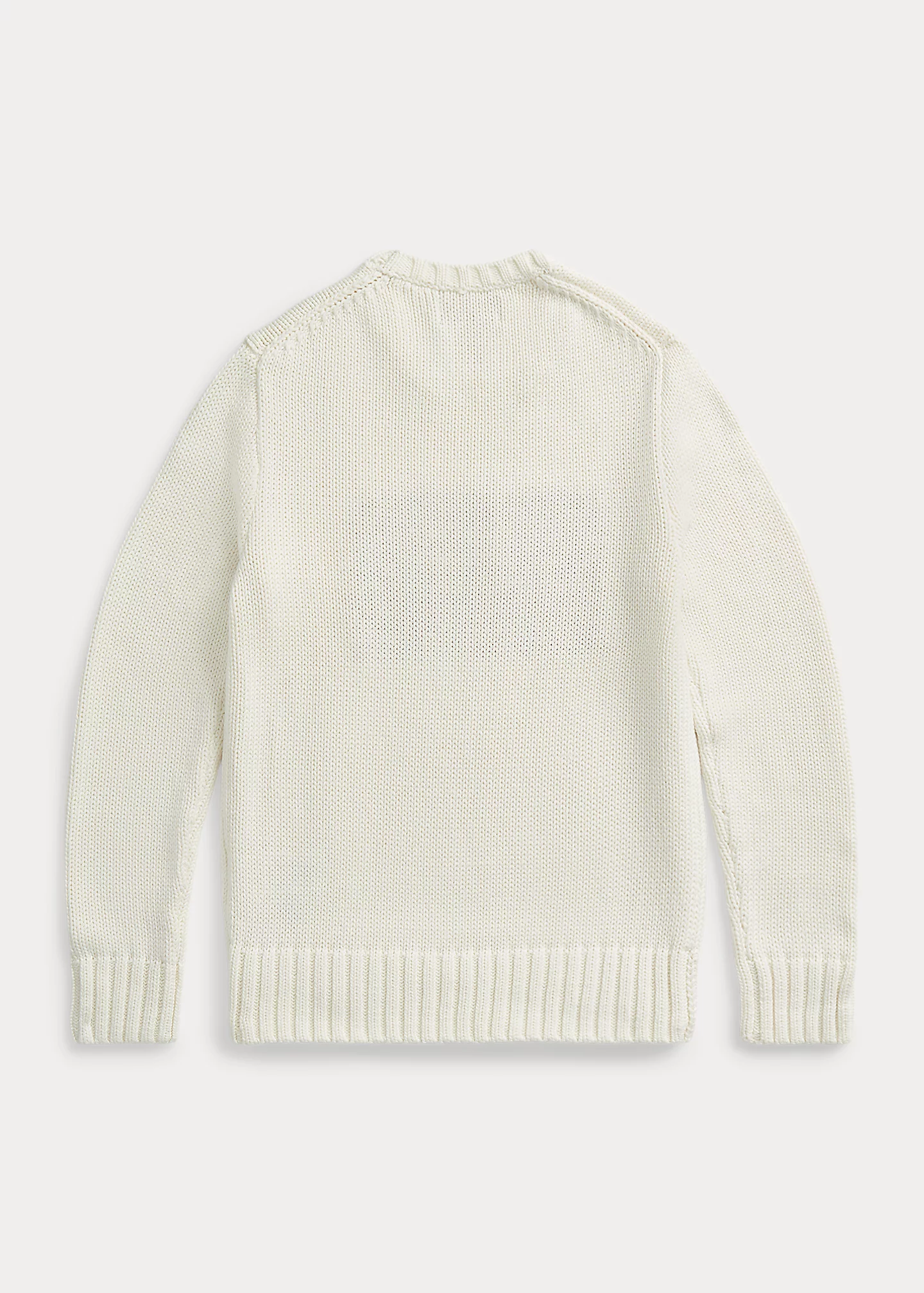 Flag Cotton Crewneck Sweater