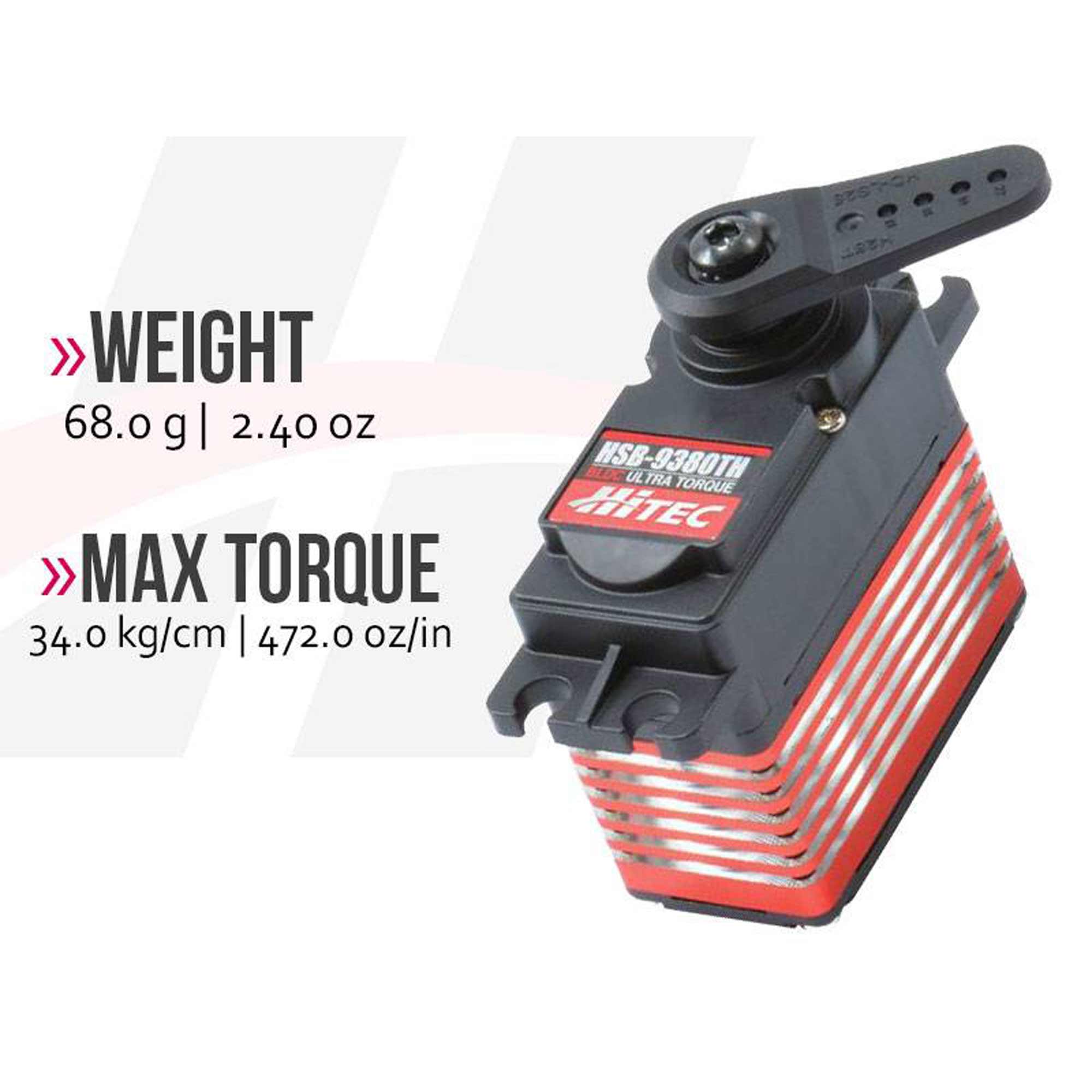 HSB-9380TH High Speed, Brushless, Titanium Gear Servo