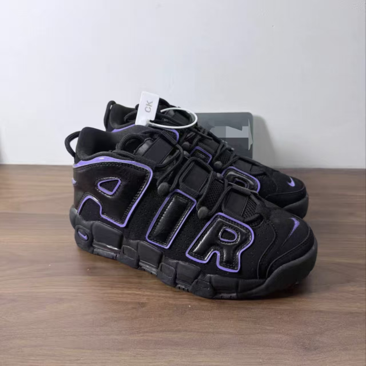 Nike Air More Uptempo Black Purple