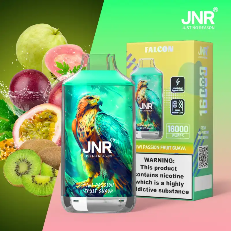JNR - Falcon - 16K Puffs - Disposable Vape - Kiwi Passion Fruit Guava
