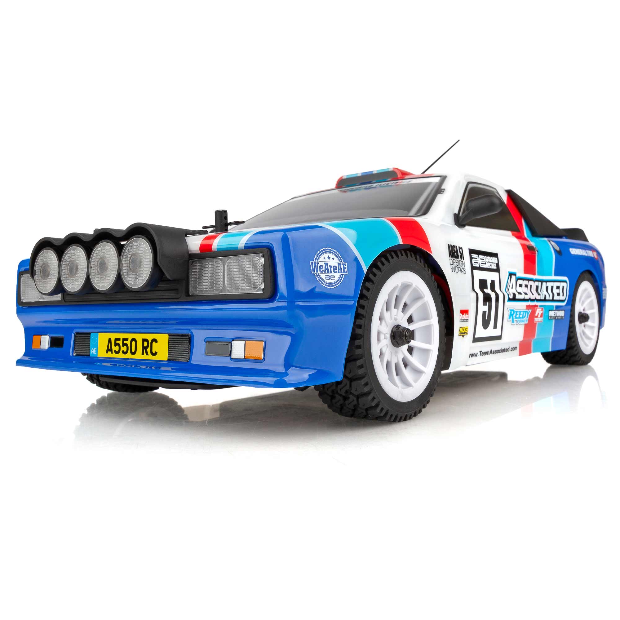 1/10 Apex2 Sport A550 4x4 Rally Car RTR, LiPo Combo