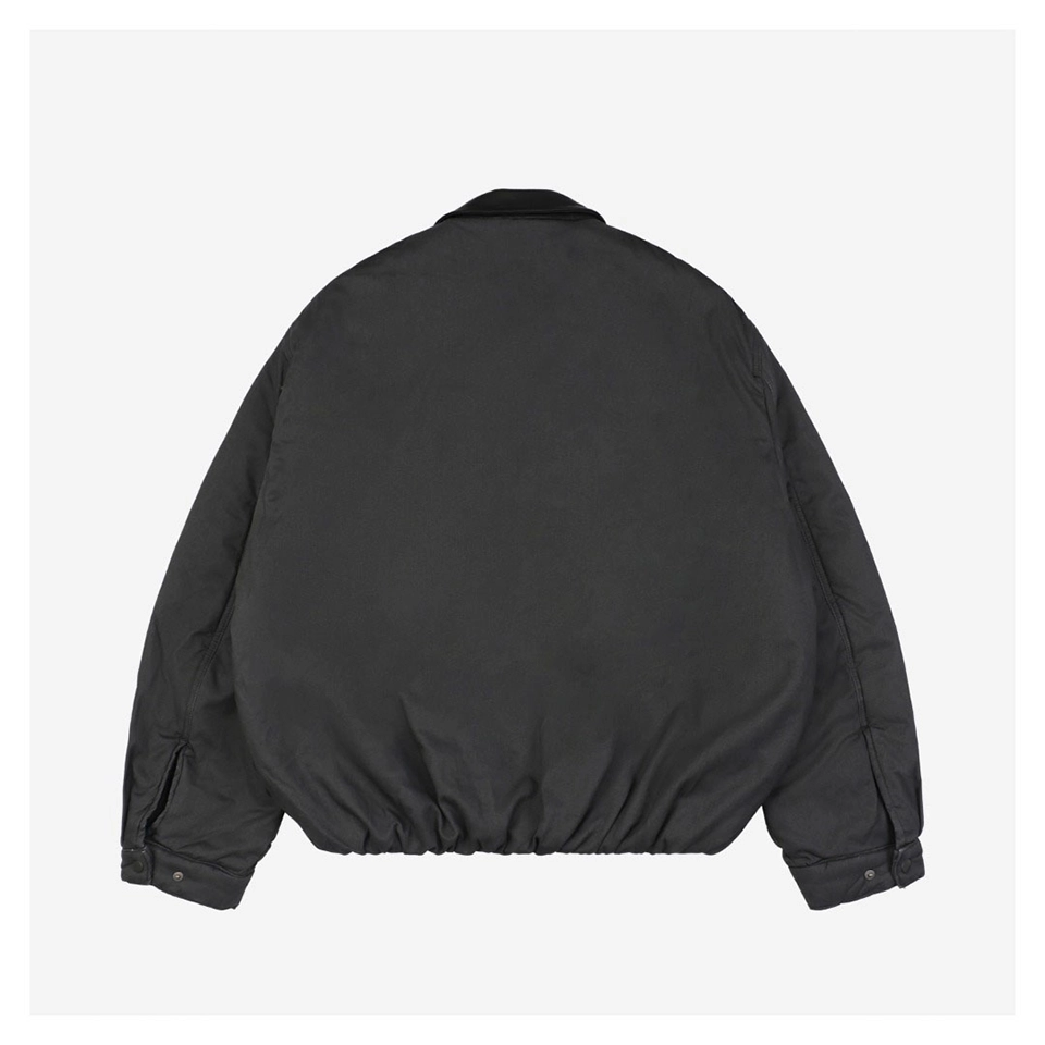 Acne Studios Leather Collar Padded Jacket