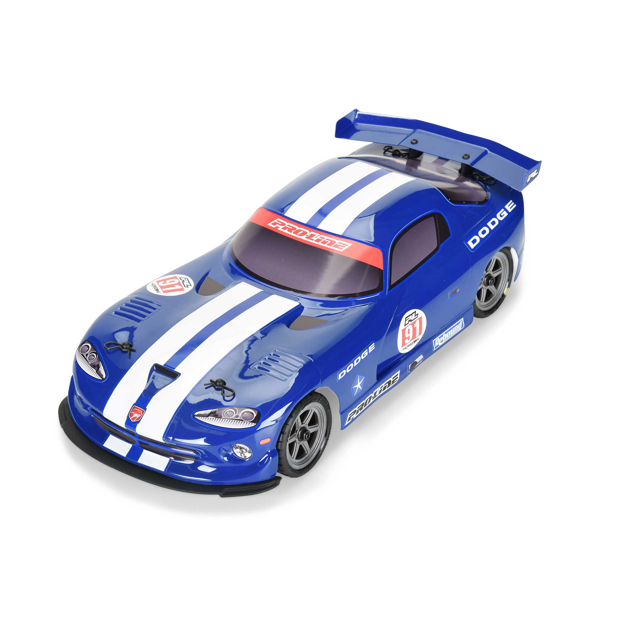 1/12 Pre-Cut 2002 Dodge Viper GTS Blue Body: Losi NASCAR