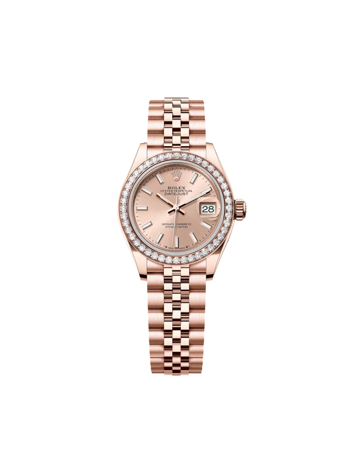 [2026 Mirror Grade]RLX  Lady-Datejust 28mm 279135RBR Rose Dial Jubilee Bracelet