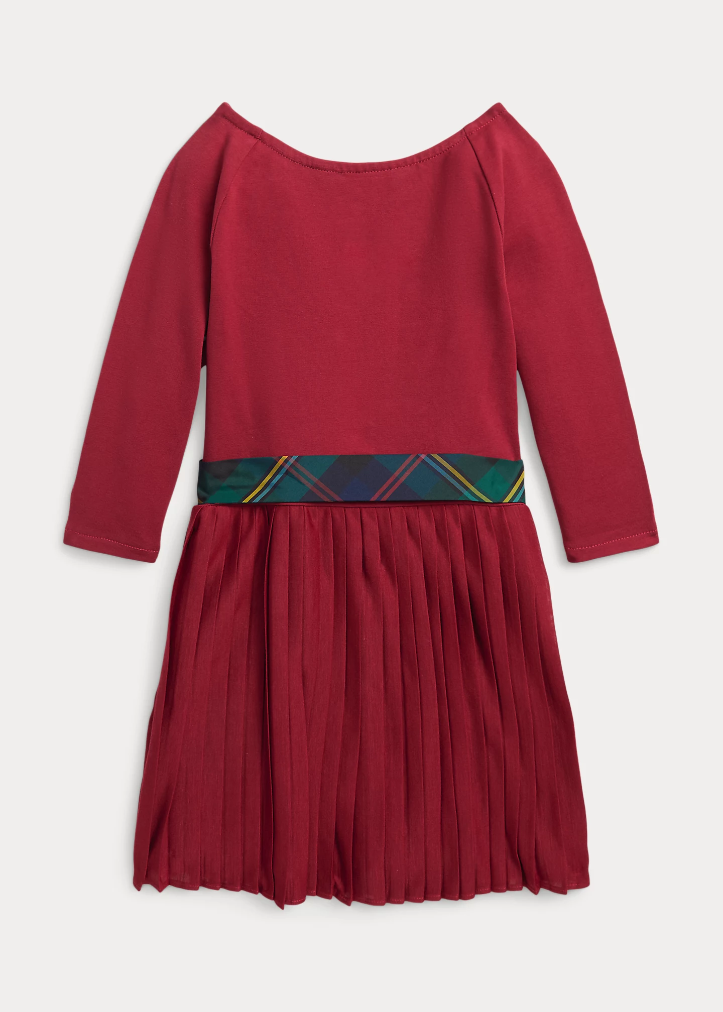 Pleated Stretch Jersey Dress