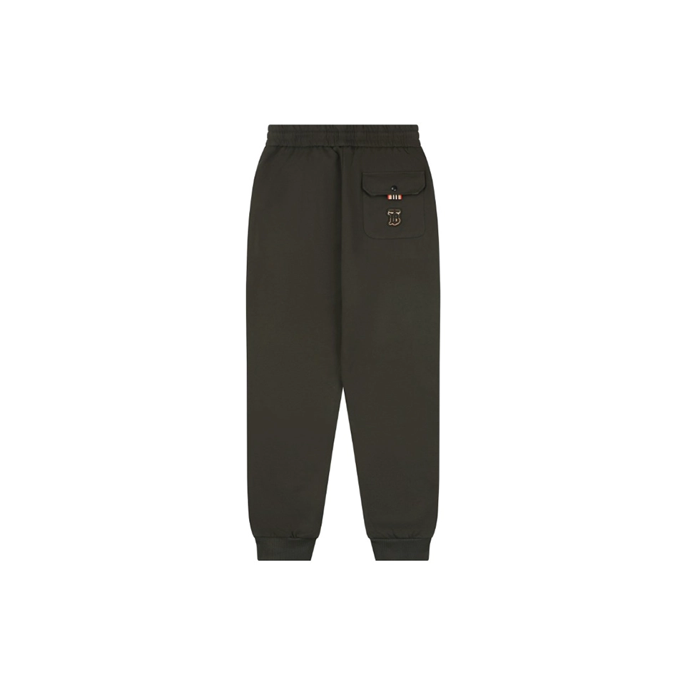 BBry BT Logo Embroidered Cotton Sweatpants