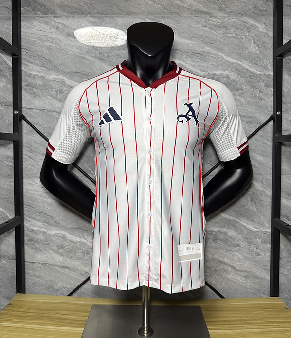 Arsenal Authentic x US Pack Baseball Shirt 2025/26