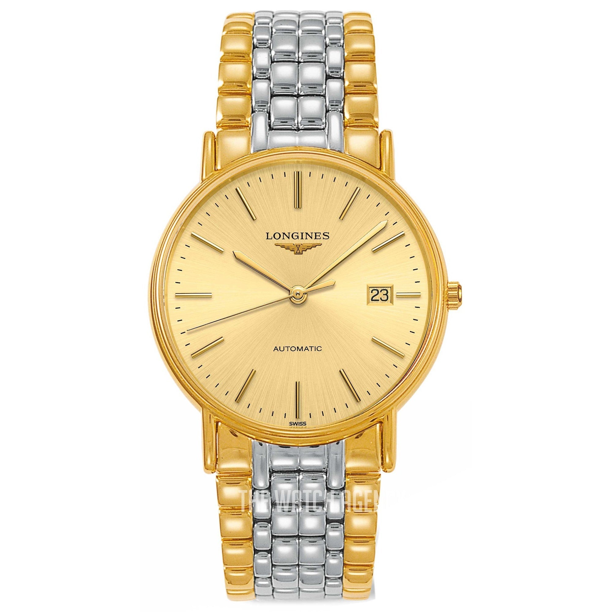 [2026 Mirror Grade]Longines Men's L4.921.2.32.7  Presence Two-Tone Stainless Steel Watch