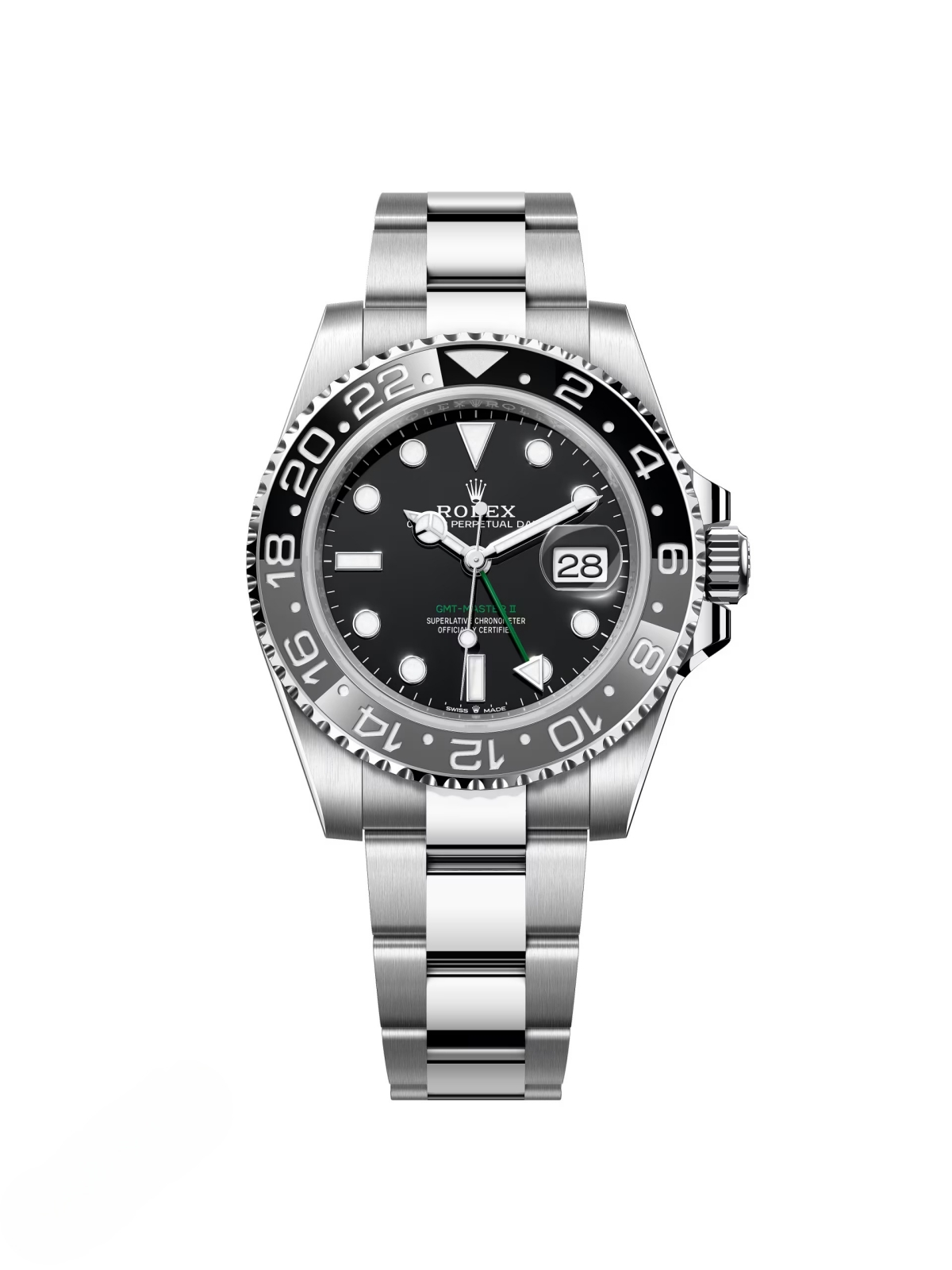 [2026 Mirror Grade]RLX GMT-Master II Black Grey Bezel Oyster Bracelet 