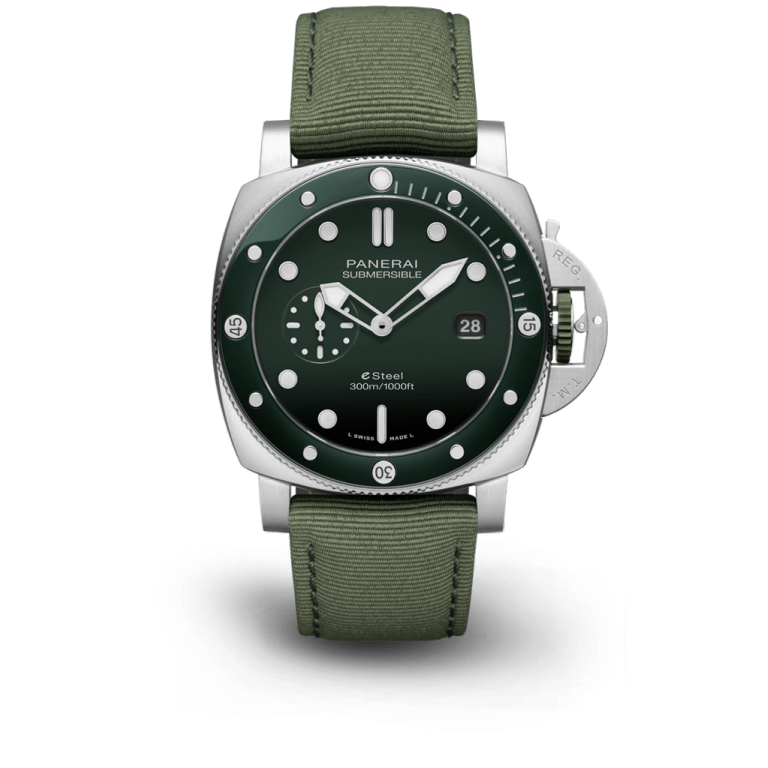 [2026 Mirror Grade]Submersible Green QuarantaQuattro ESteel™ Verde Smeraldo 44mm
