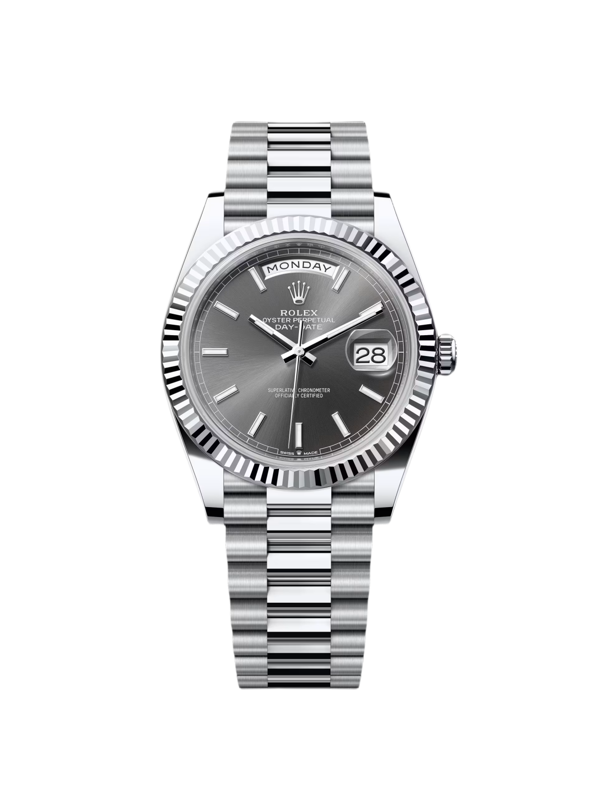 [2026 Mirror Grade]RLX  Day-Date 40mm Slate Diamonds Dial  228236-0013