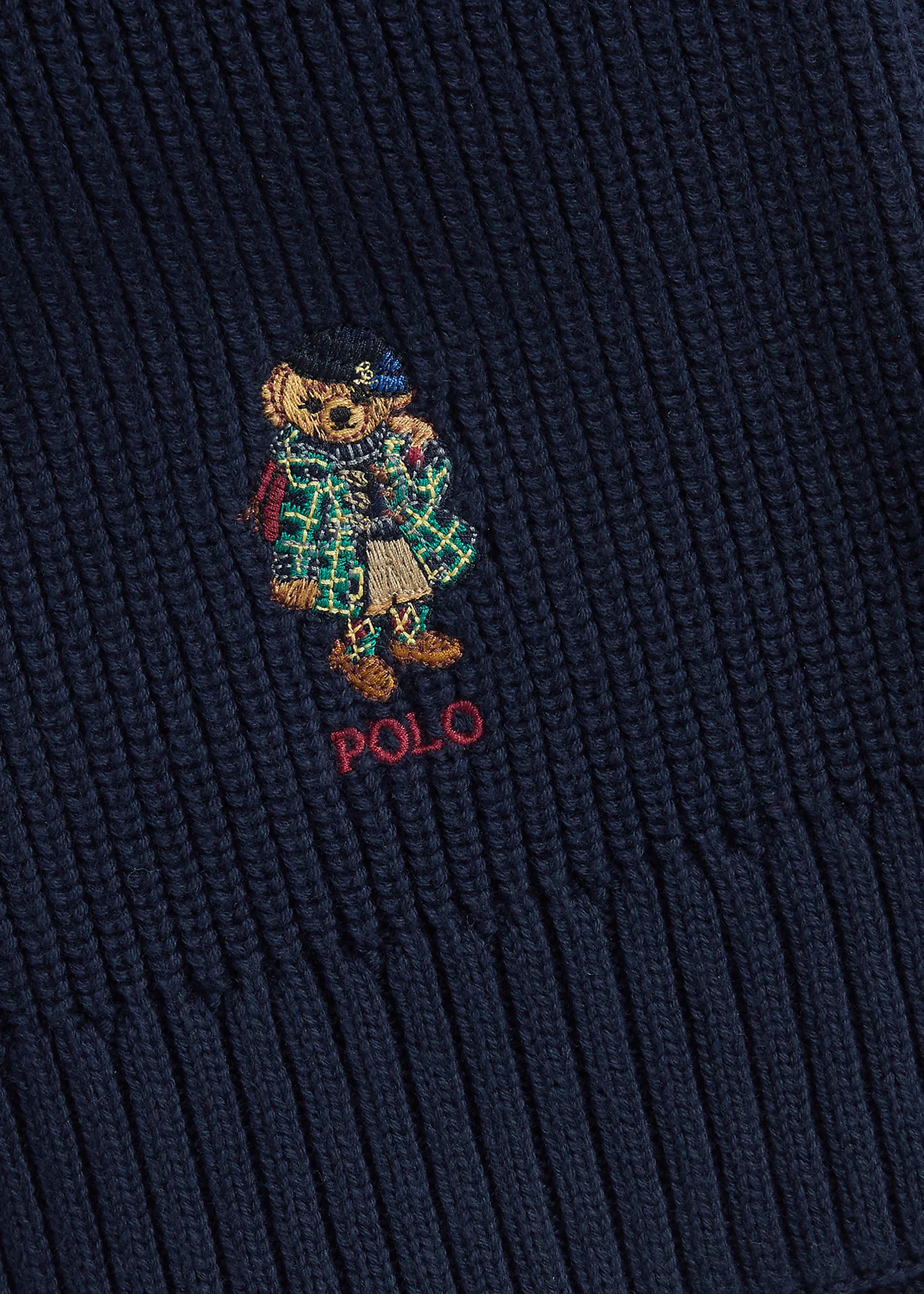 Polo Bear Cotton Scarf