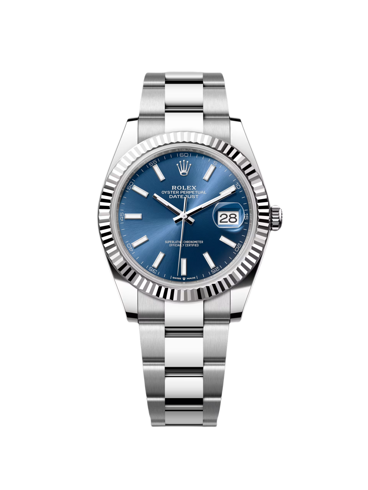 [2026 Mirror Grade]RLX  Datejust 41mm 126334 Blue Index Oyster Stainless Steel Men’s Watch
