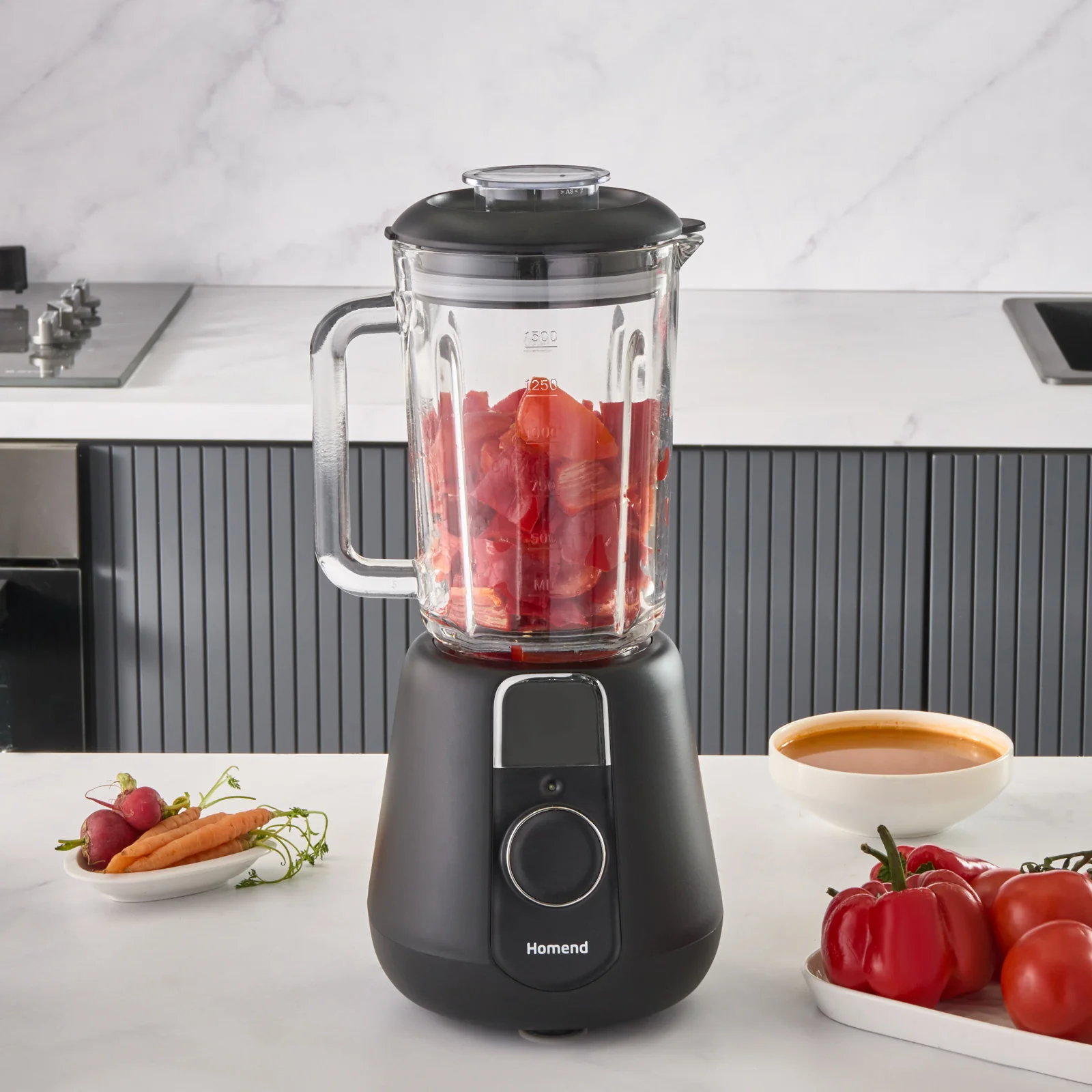 Homend Vintage Blendsetter 4927H, Mixeur, Noir, 1000W