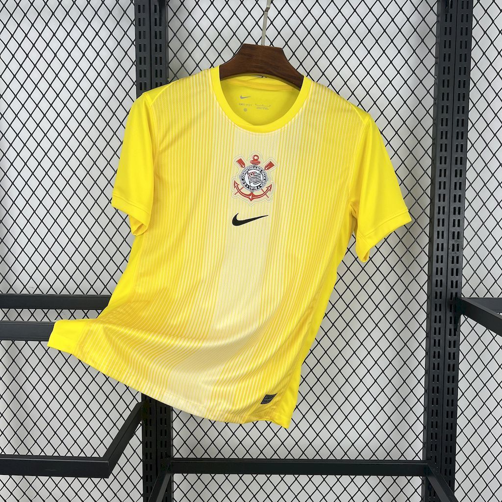 Corinthians Soccer Jersey Goalkeeper Custom Shirt 2025