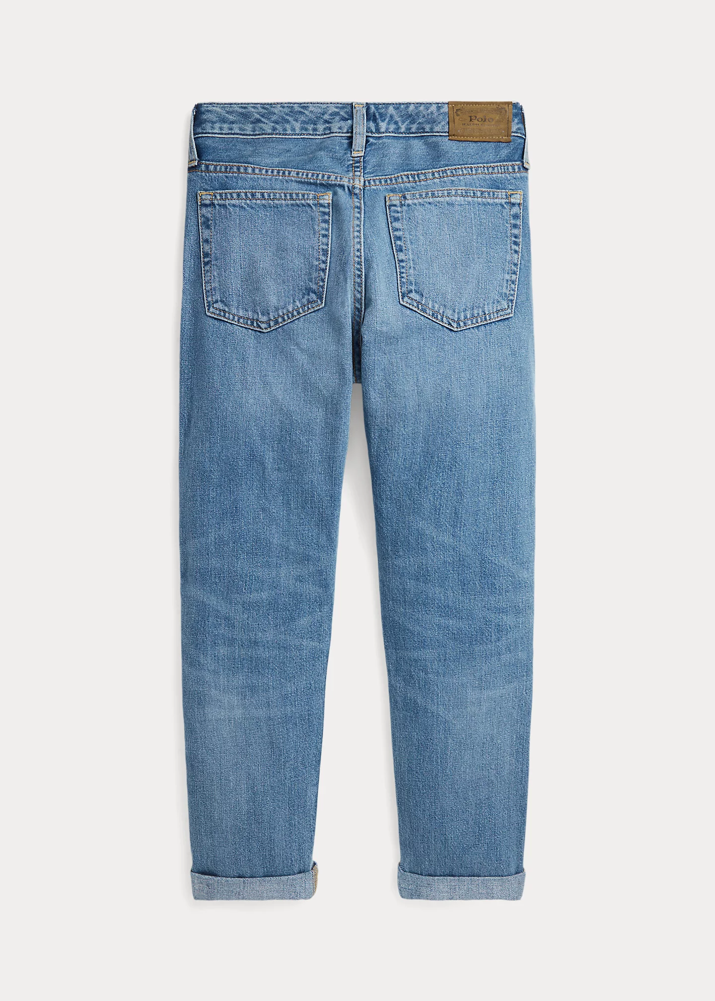 Logo Slim Fit Cotton Jean