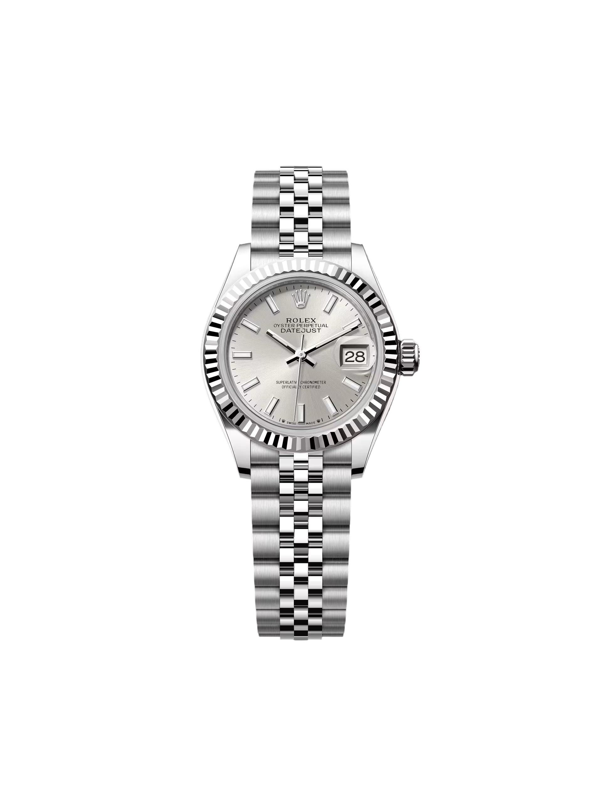 [2026 Mirror Grade]RLX Lady-Datejust 28mm 279174 Silver Dial Oyster Bracelet