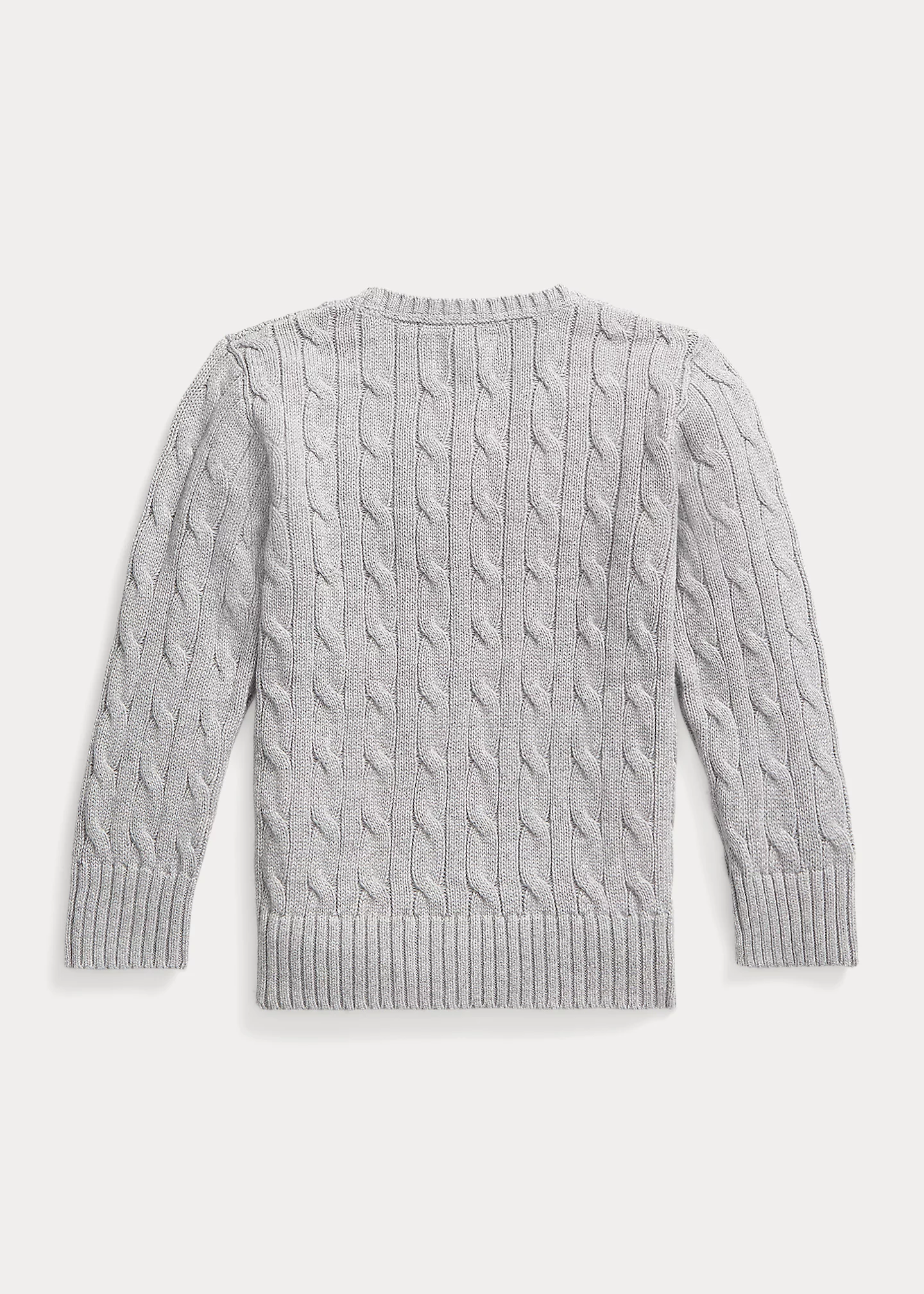Cable-Knit Cotton Sweater