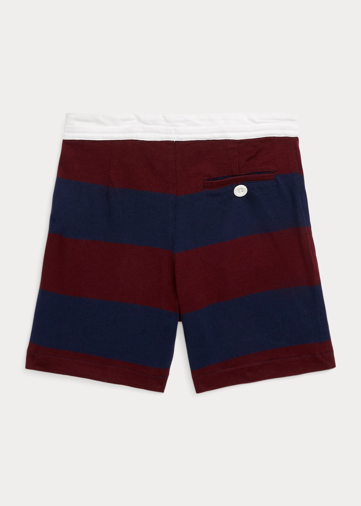Logo Striped Jersey Short