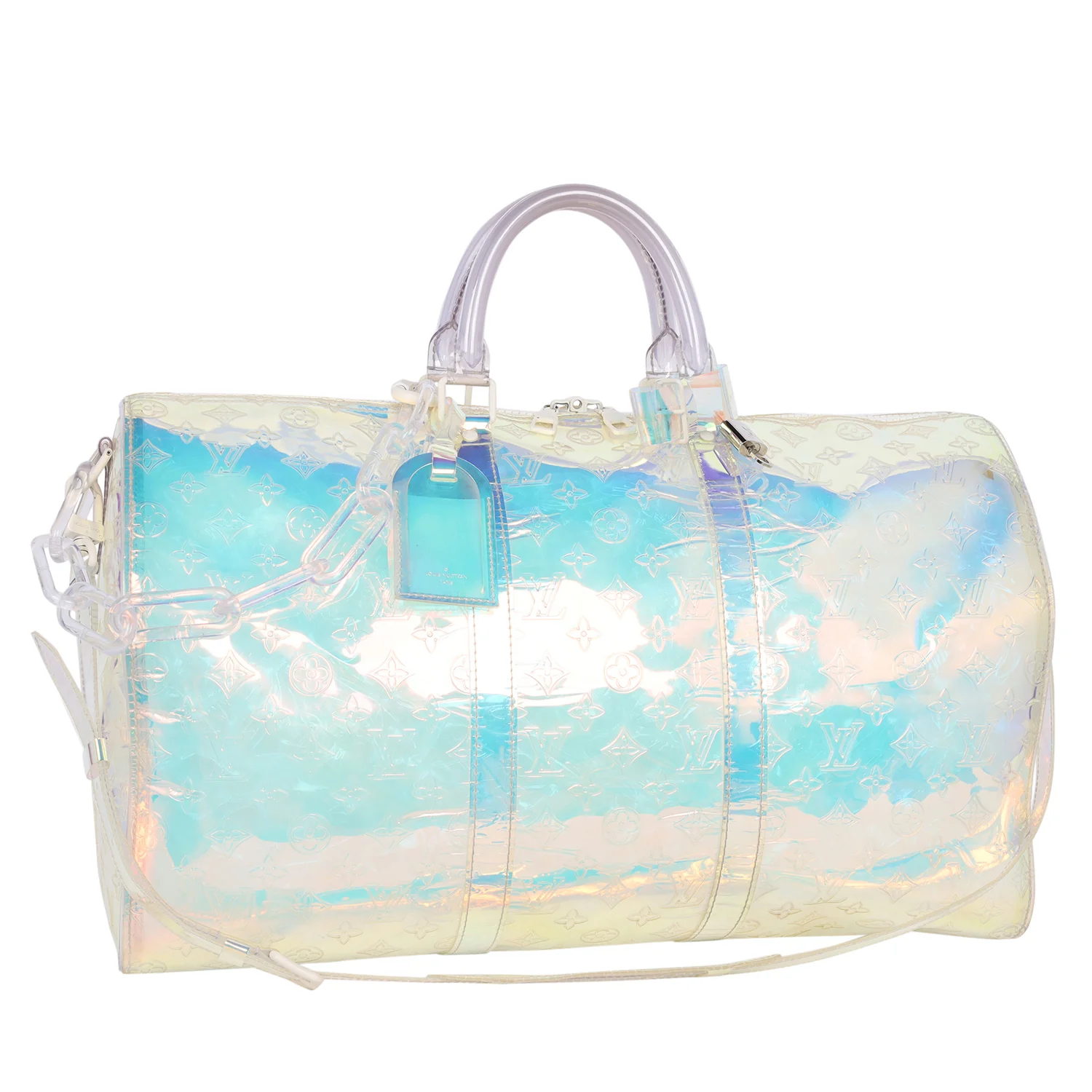 Keepall Bandouliere 50 Prism PVC Bag