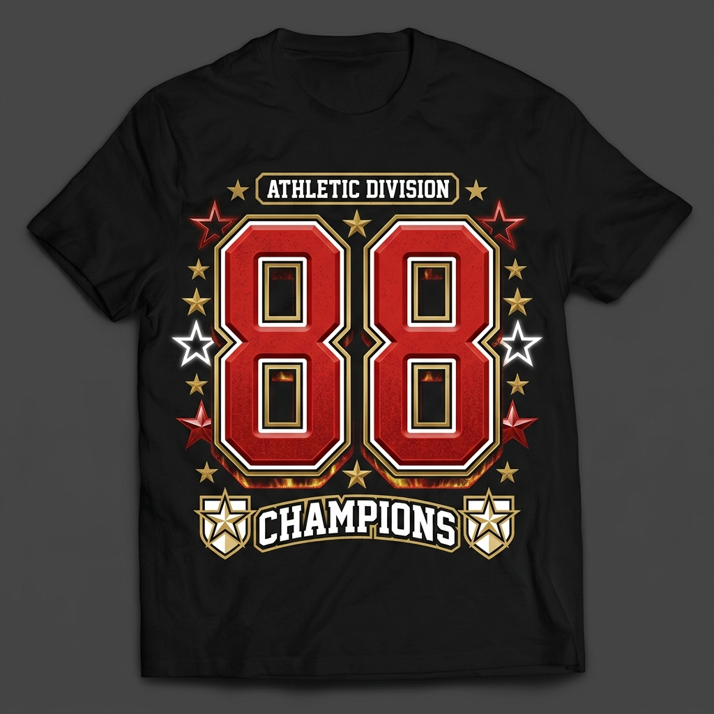 Unisex Loose Fit T-Shirt 100% Cotton Soft Comfortable Summer Casual Printed Top Soccer