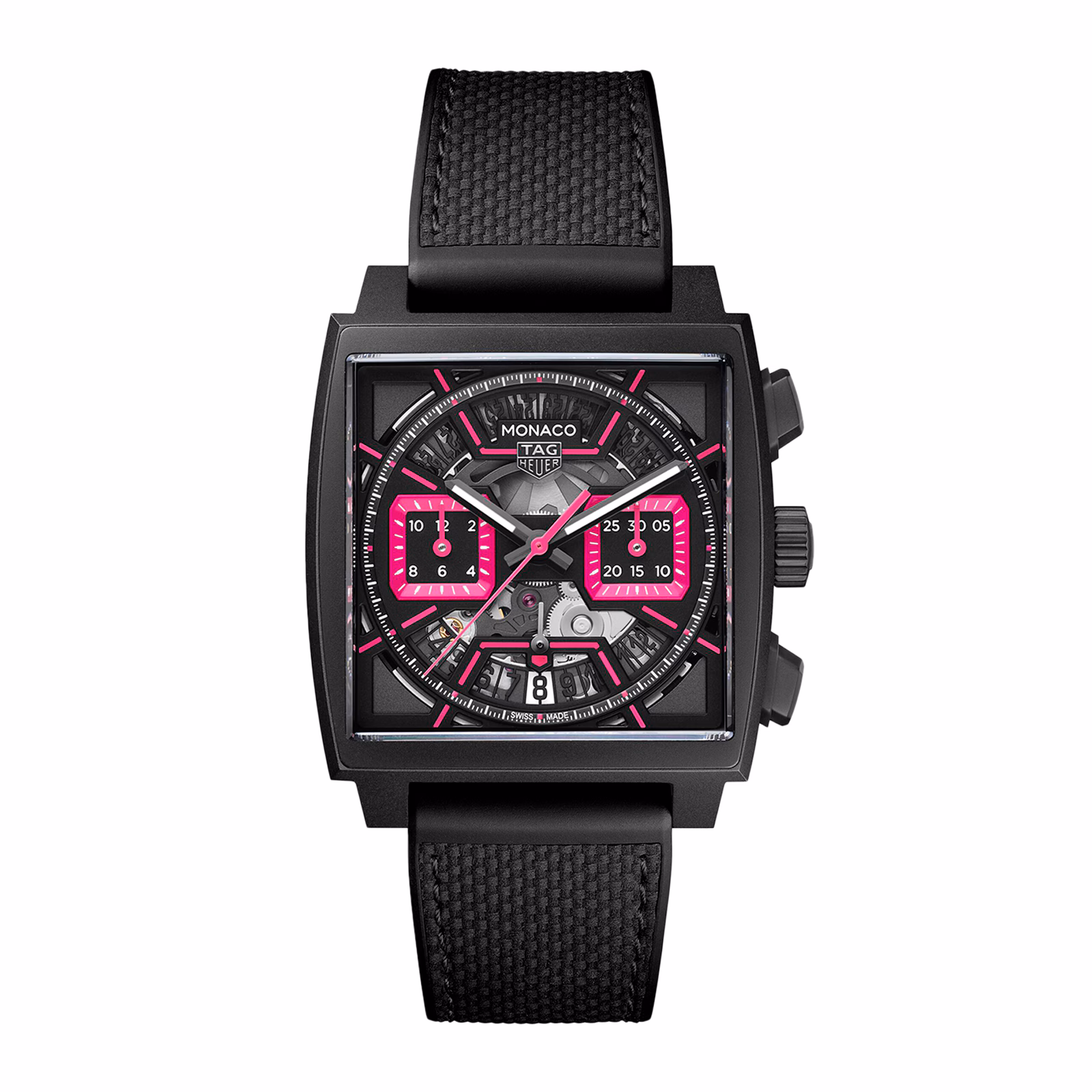 [2026 Mirror Grade]TAG Heuer Monaco Chronograph Pink 39mm Mens Watch CBL218B.FT6236
