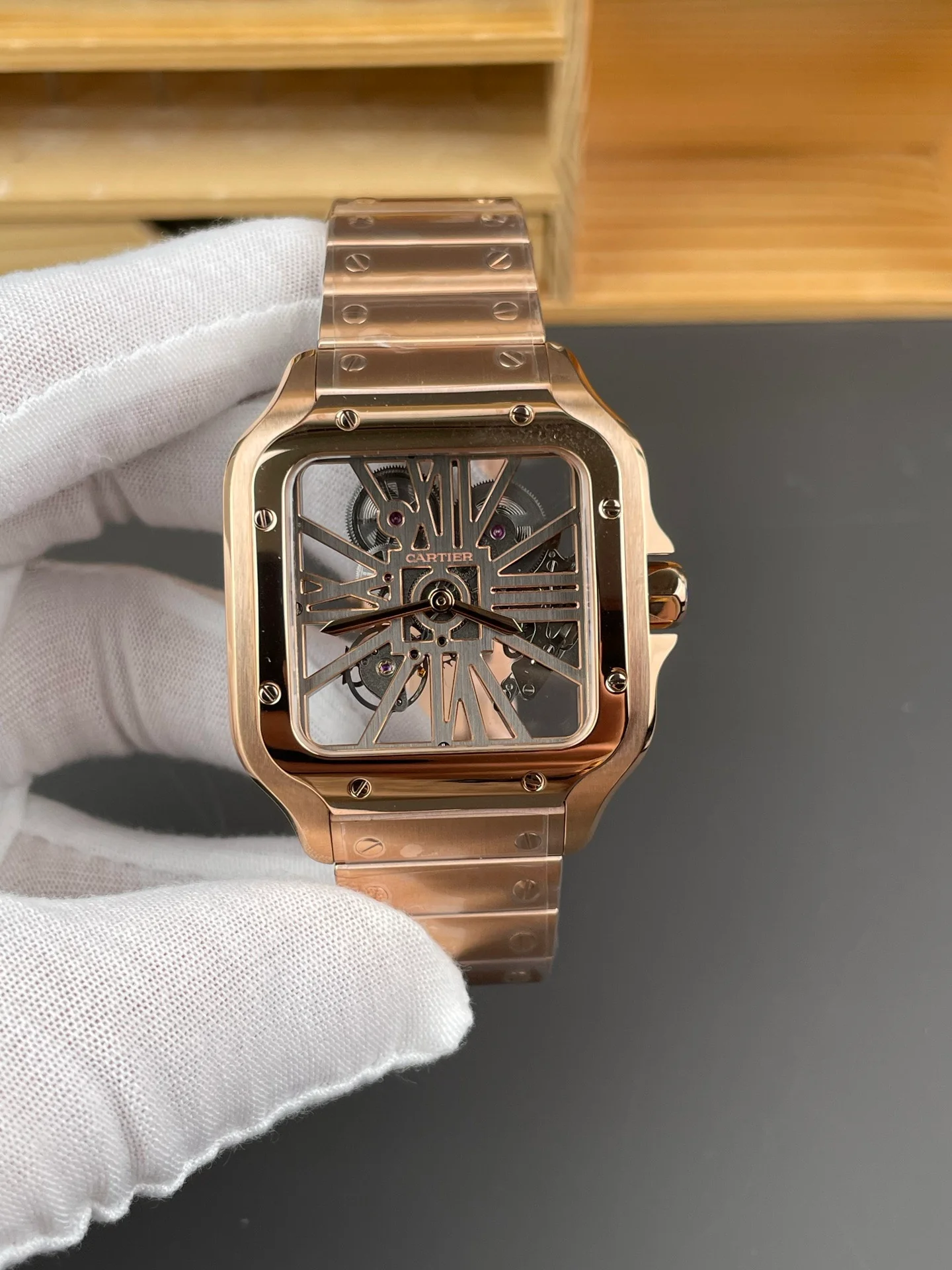 Santos de Cartier Skeleton Series V2 Version