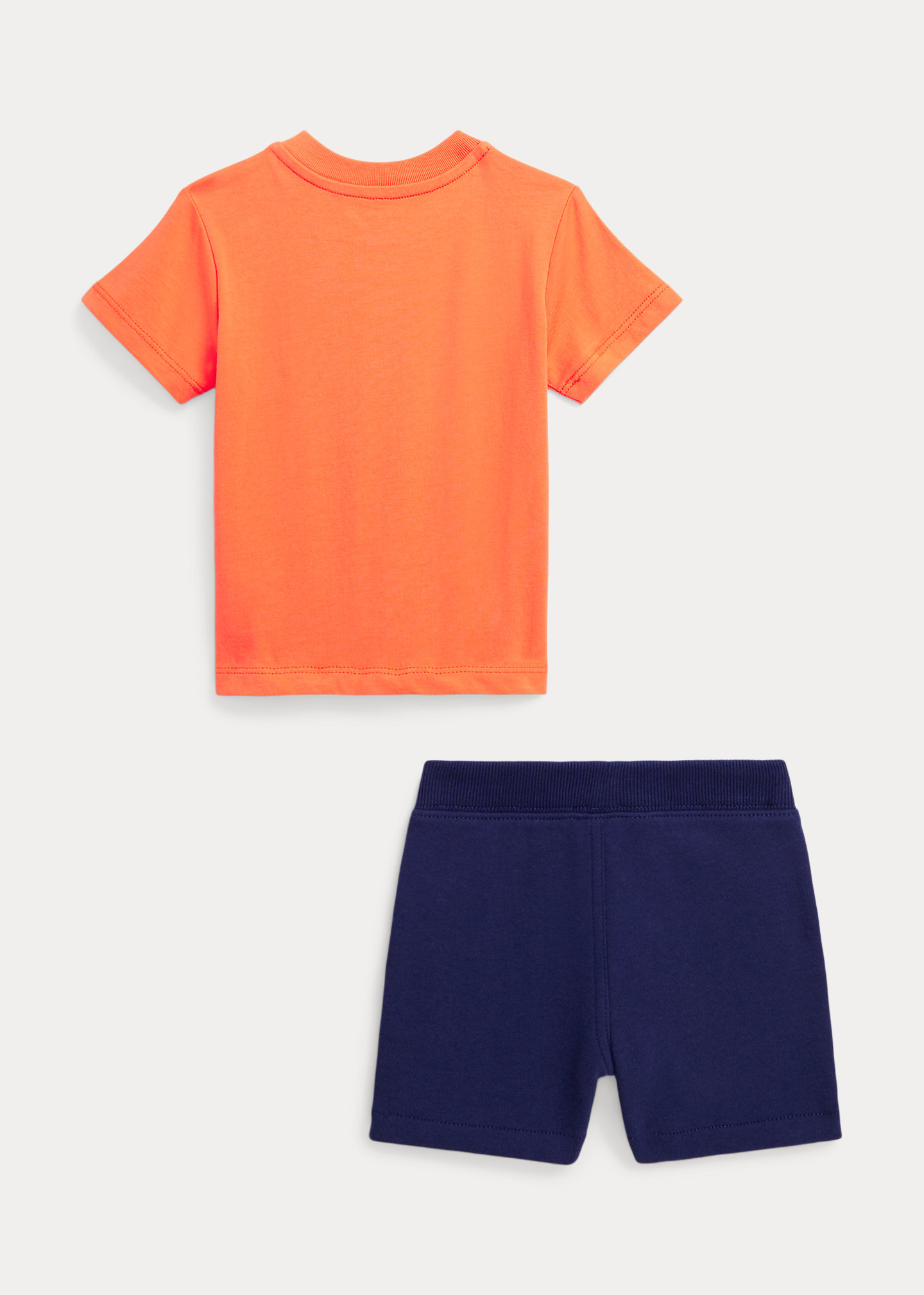 Polo Bear Jersey Tee & Fleece Short Set