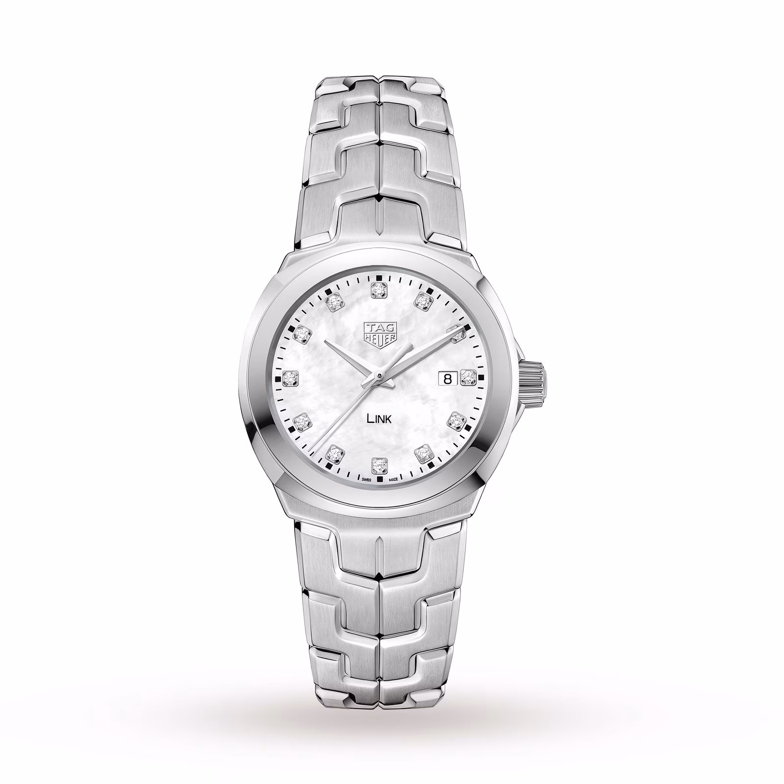 [2026 Mirror Grade]TAG Heuer Link Quartz Date Mother Of Pearl 32mm Ladies Watch WBC1312.BA0600