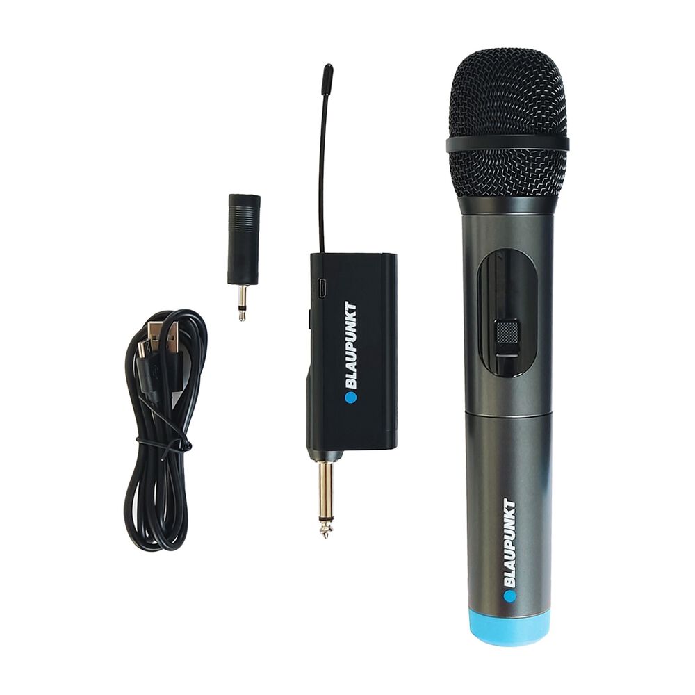 BLAUPUNKT Mikrofon bezprzewodowy UHF Blaupunkt WM40U, z odbiornikiem