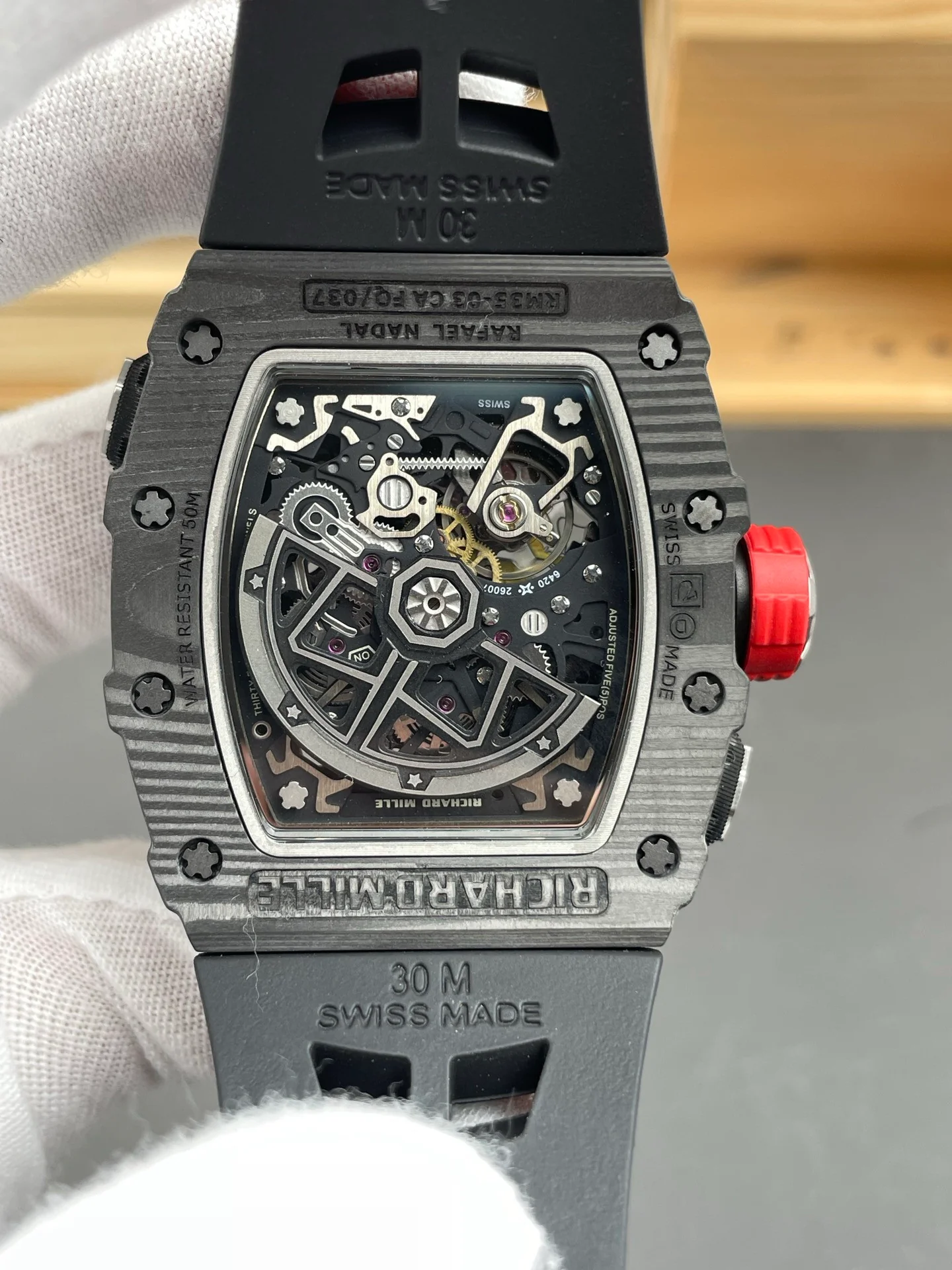 RM35-03 Carbon Fiber Black
