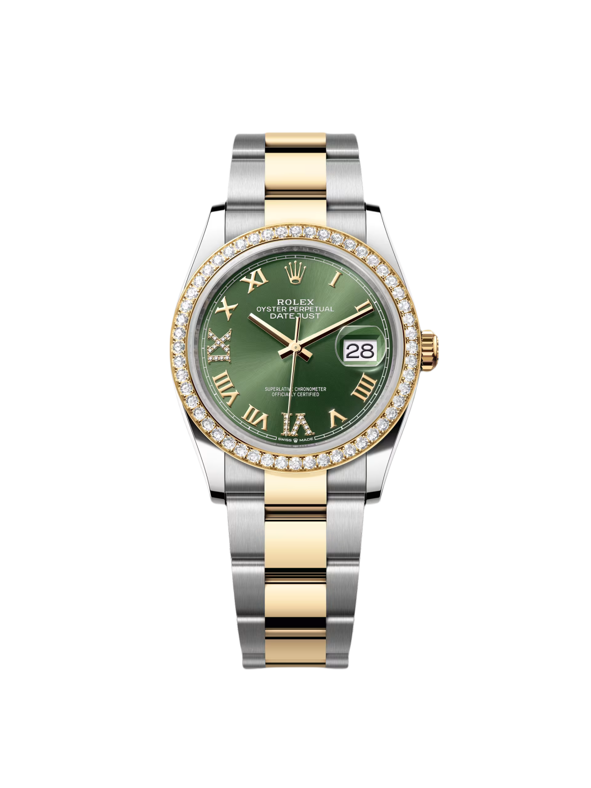 [2026 Mirror Grade]RLX  Datejust 36mm 126283 Olive Green Dial Jubilee Bracelet Watch