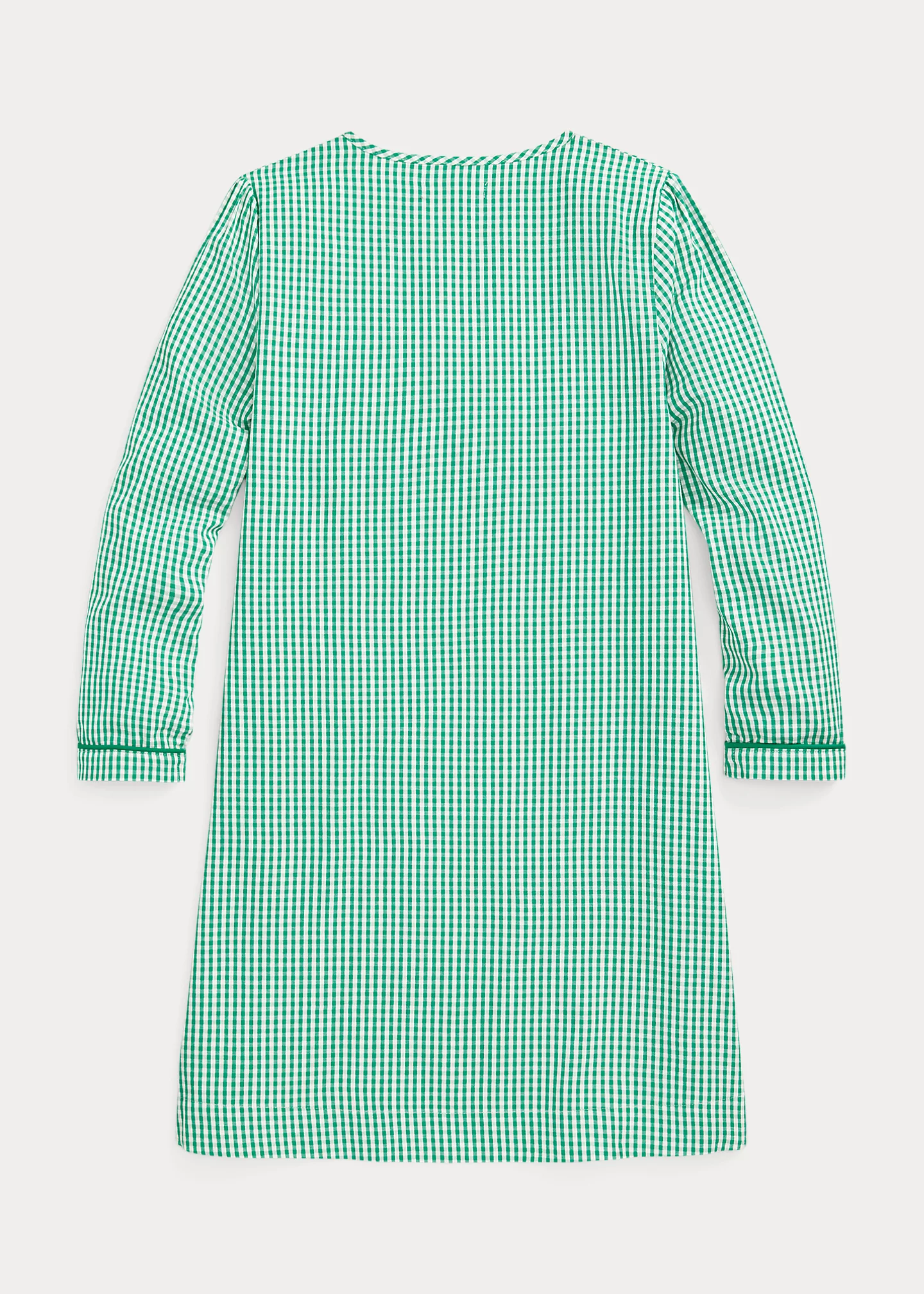 Gingham Woven Sleep Shirt