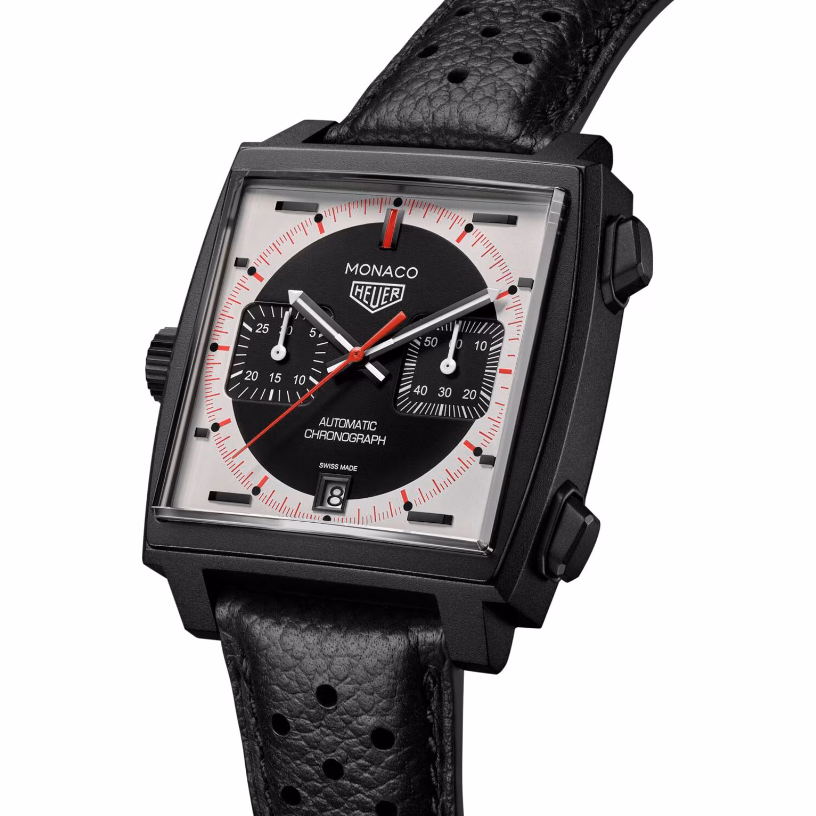 [2026 Mirror Grade]TAG Heuer Monaco Chronograph Stopwatch 39mm Limited Edition Mens Watch Black CAW218F.FC6356
