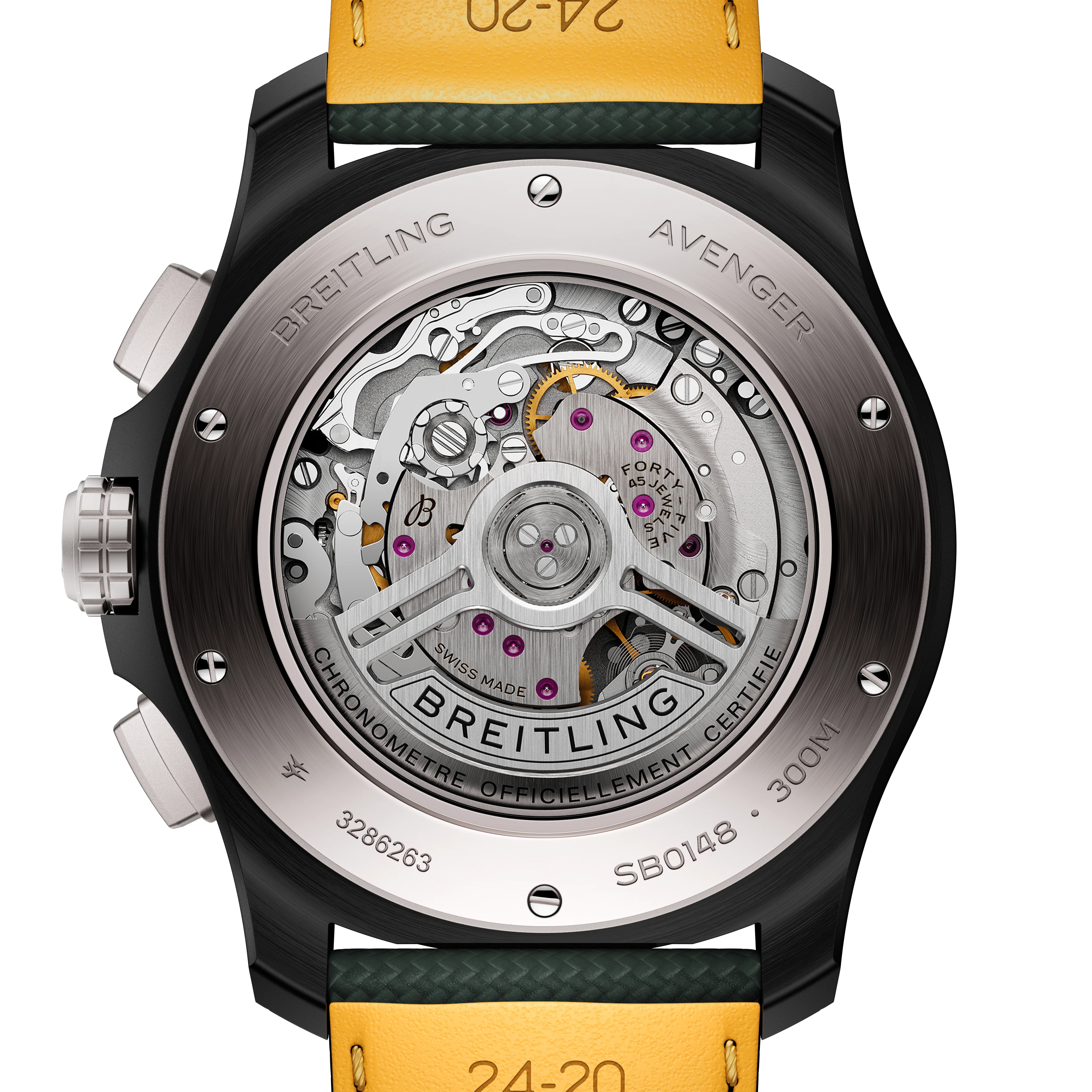 [2026 Mirror Grade]Super Avenger B01 Chronograph 46 Night Mission SB0148101B1X1