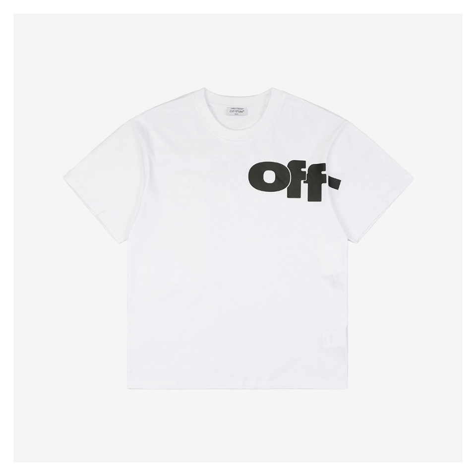 Off-White Bold Typography Logo T-Shirt (Black/White)