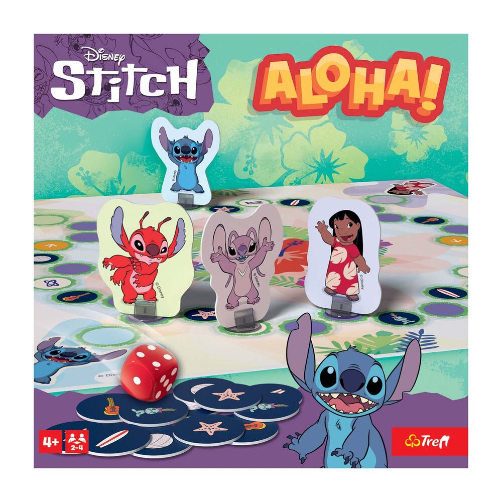 TREFL Gra planszowa Trefl Lilo i Stitch, Aloha!, 4+