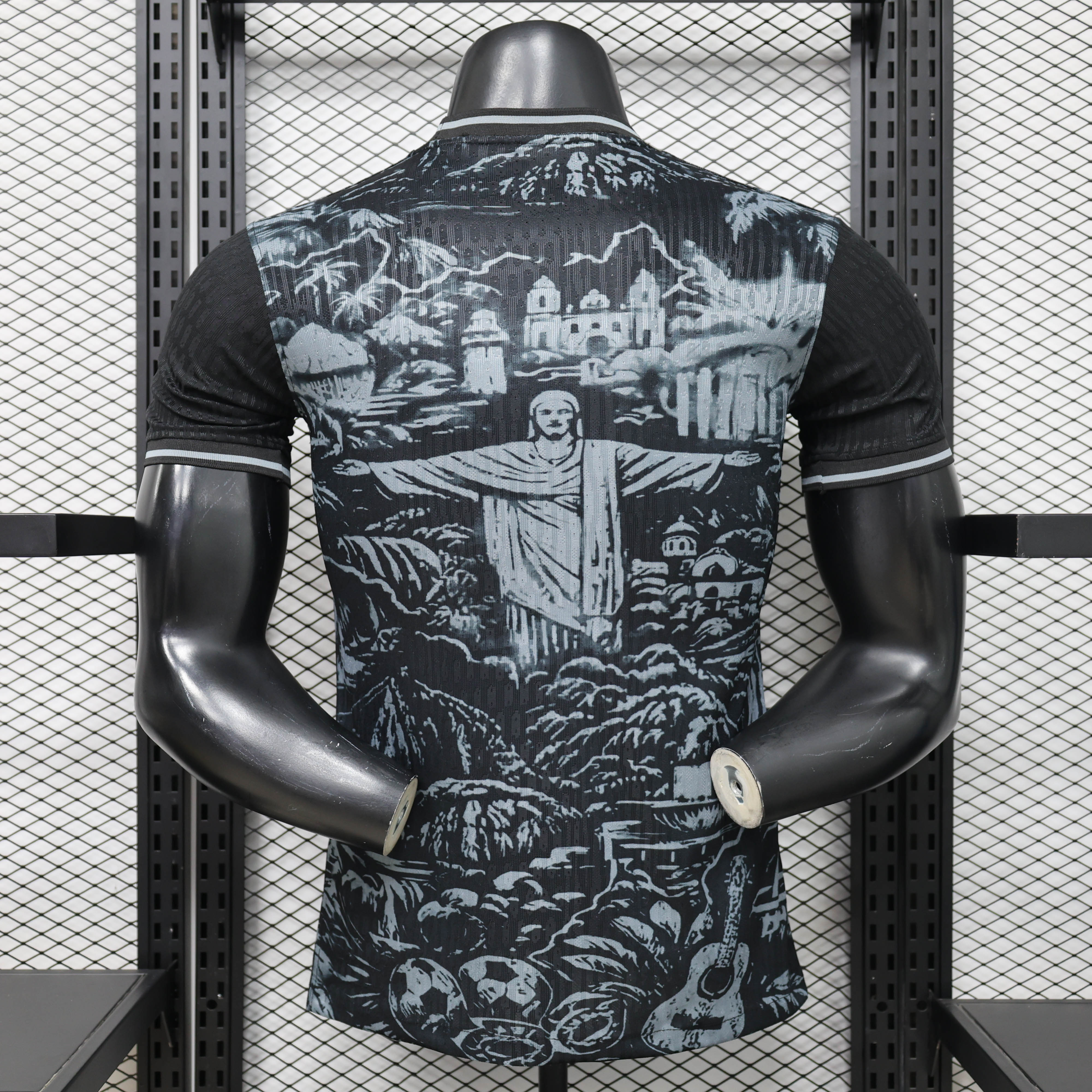 2026 Player Version Brazil Jesus Special Edition Black Football Shirt 1:1 Thai Quality