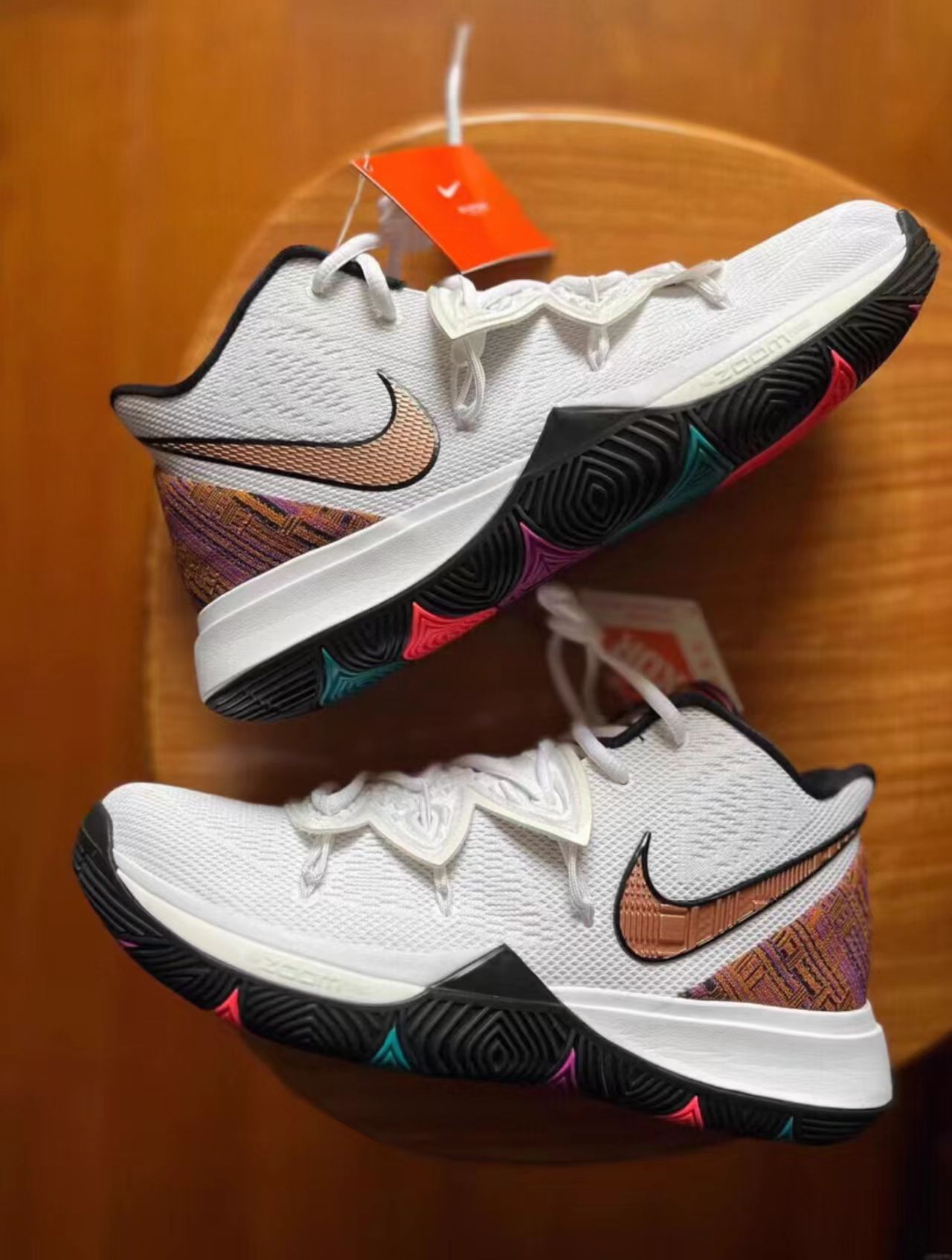 Nike Kyrie 5 "White/Multi-Color"