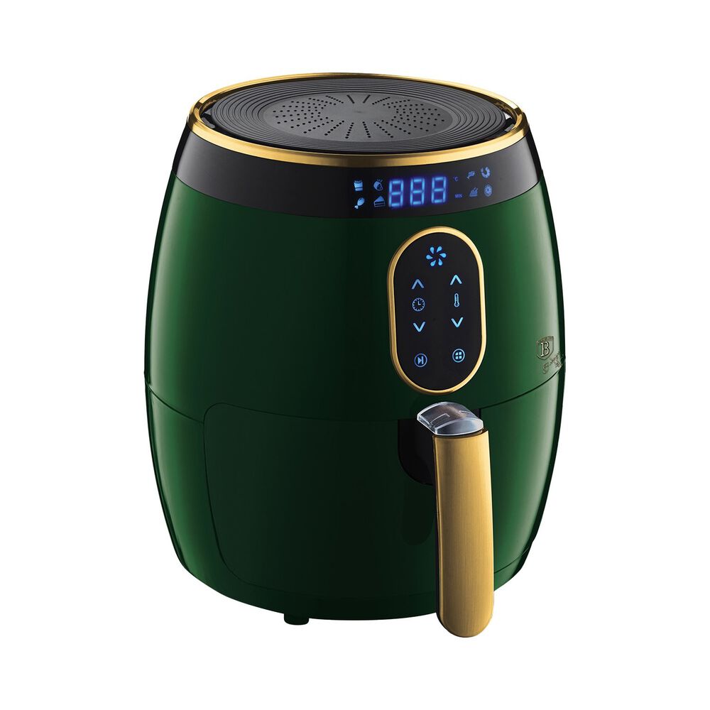 BERLINGERHAUS Frytkownica beztłuszczowa BerlingerHaus Emerald, 1350 W, 3,2 l, zielona