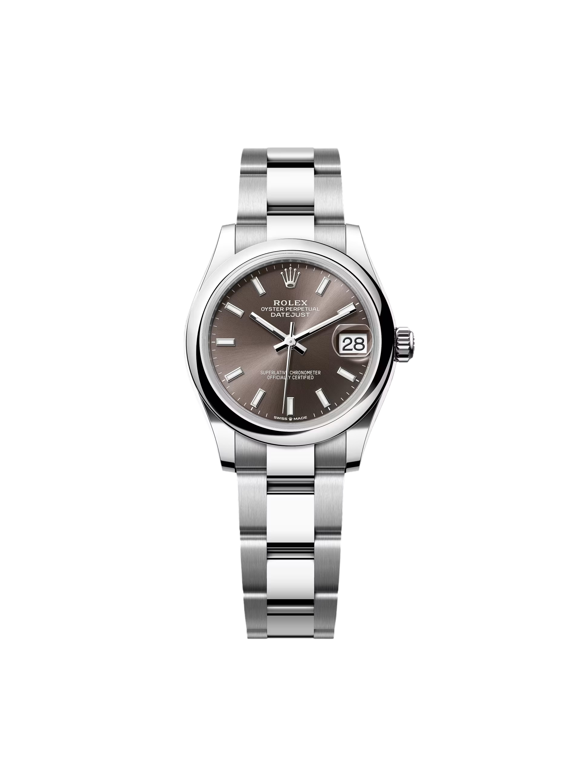 [2026 Mirror Grade]RLX Datejust m278240-0009/0010 31mm Dark Grey Domed Bezel Oyster Oystersteel
