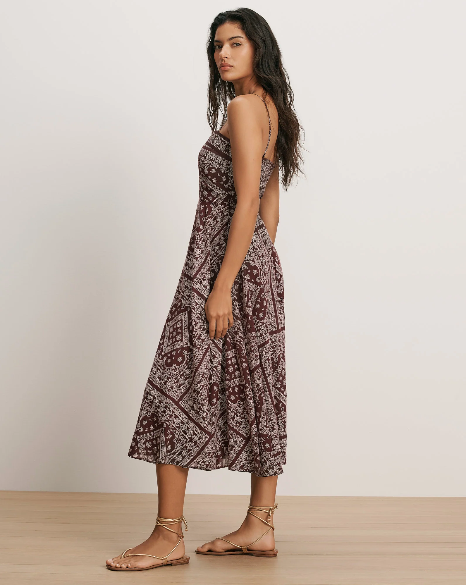 Kitt Bandana Midi Dress