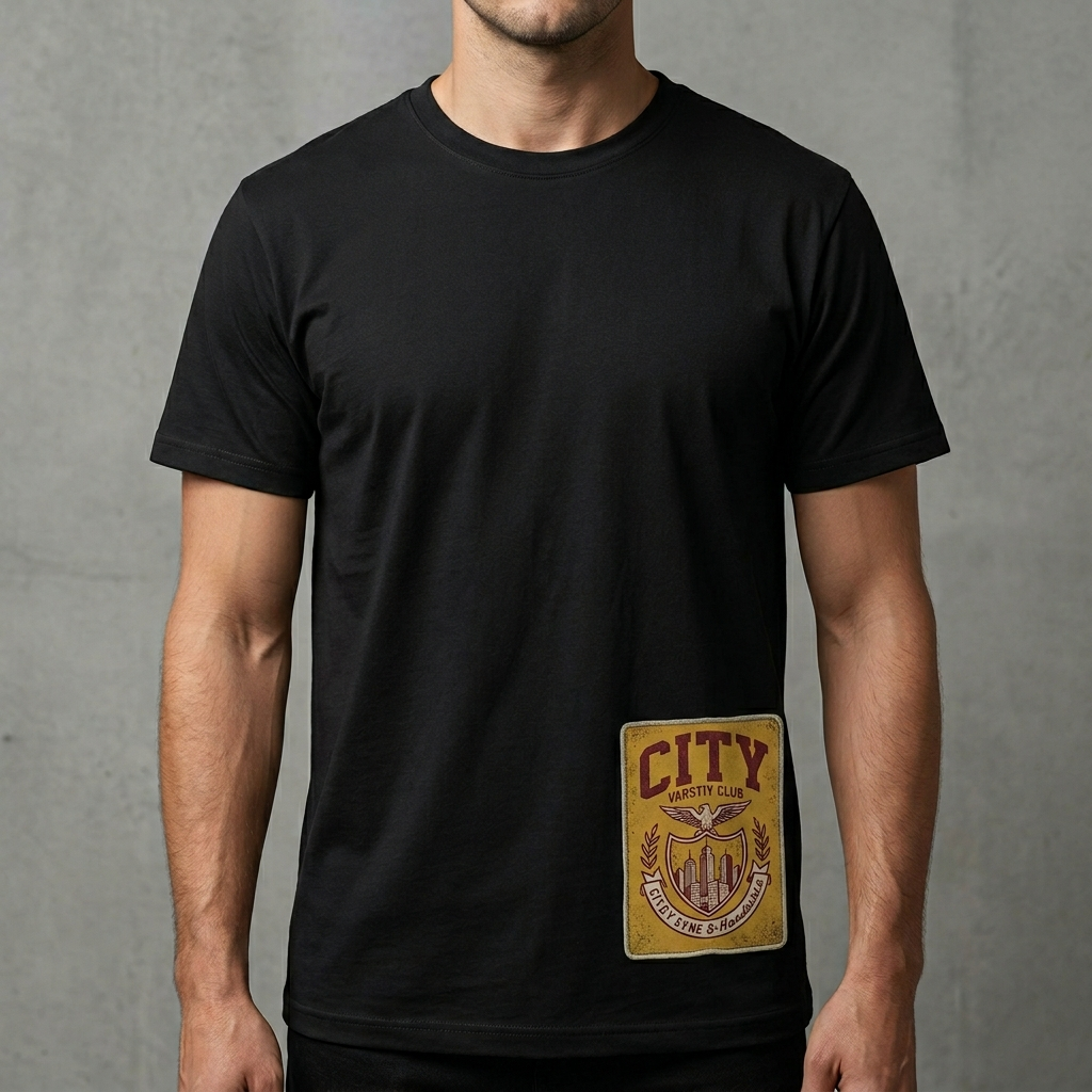 City Varsity Tee, Vintage Athletic Graphic T-Shirt, Unisex Streetwear Shirt CityTee7