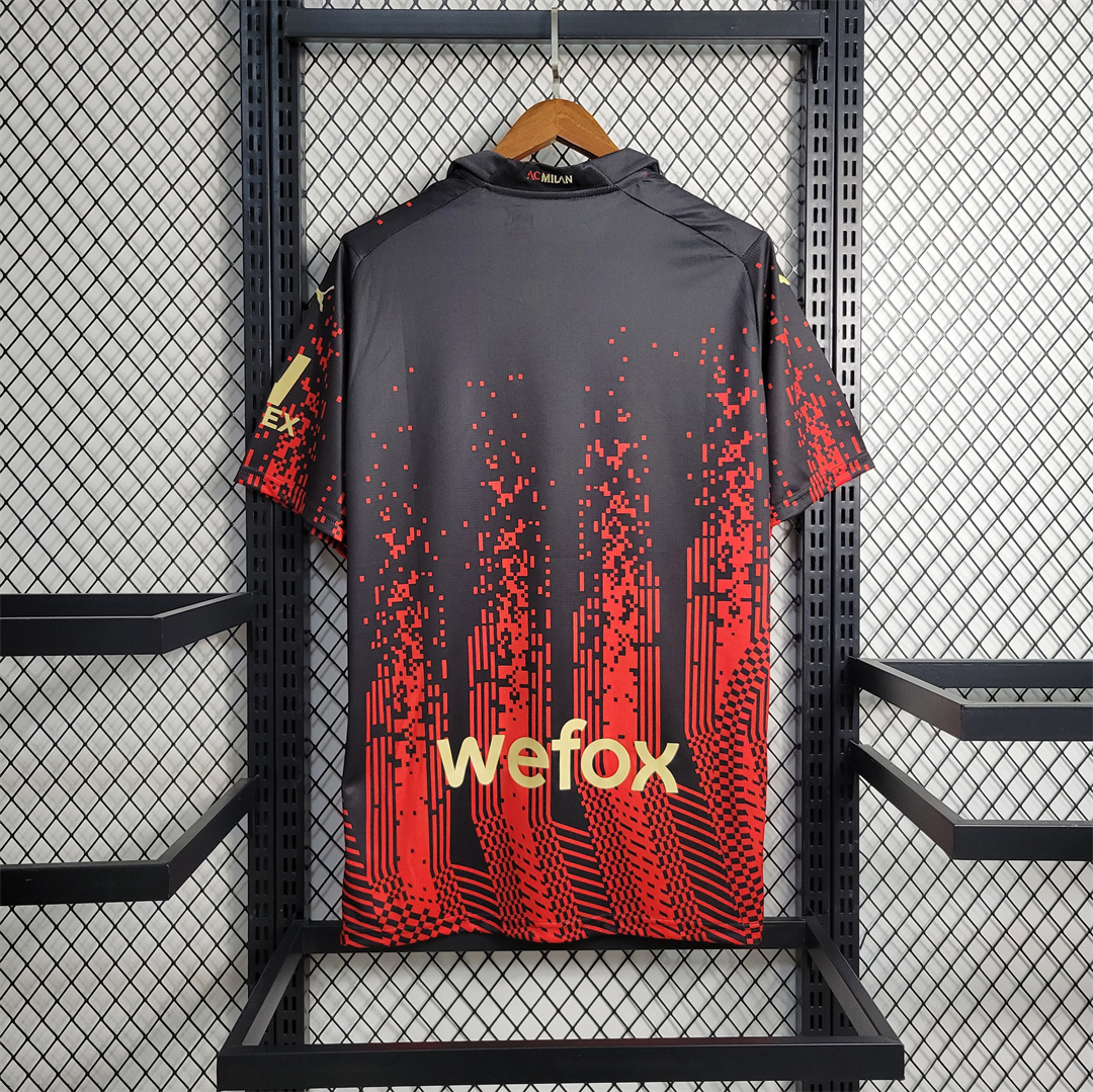 AC Milan Retro Soccer Jersey Fourth Away Custom Shirt 2022/23